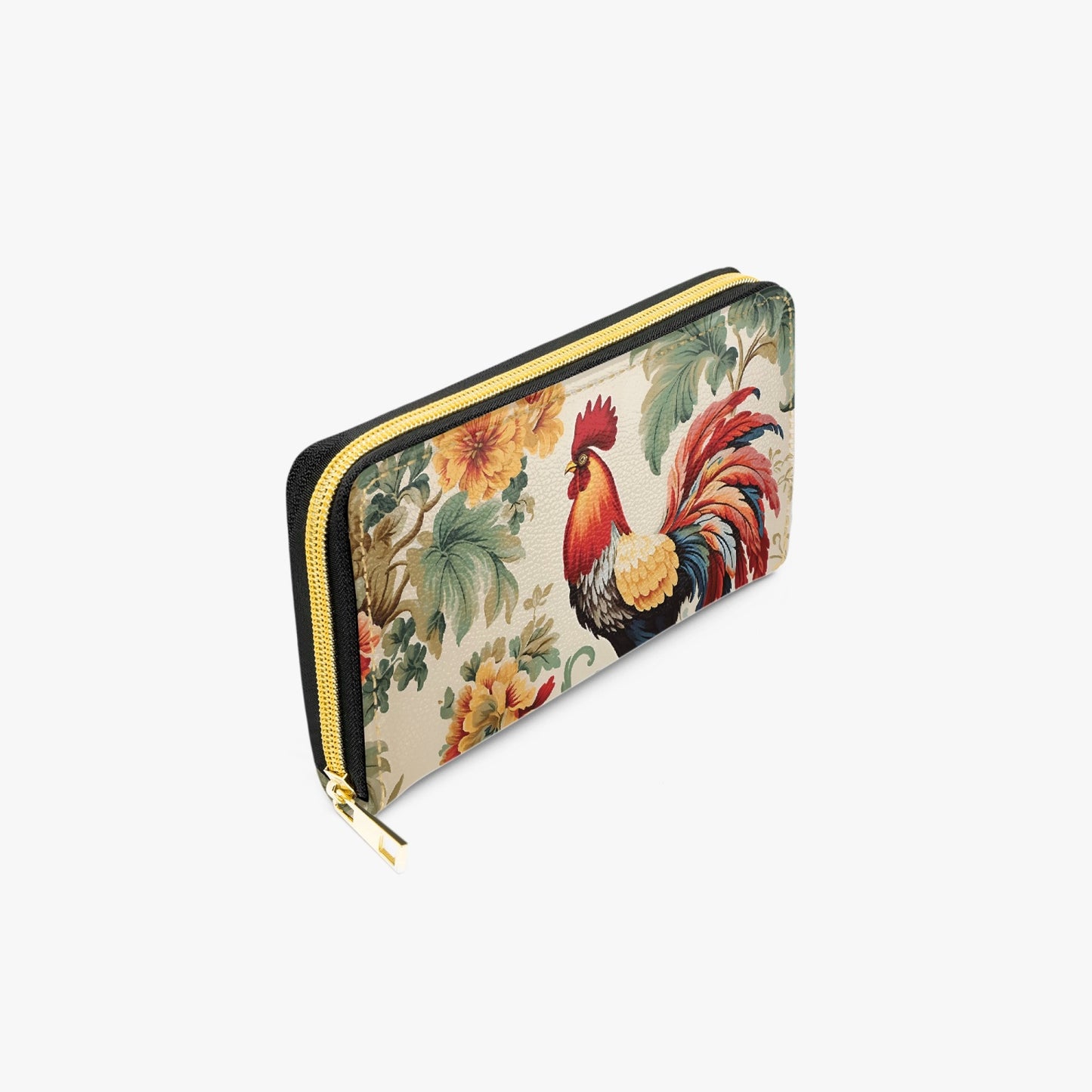 Long Type Zipper Purse - Chicken/Rooster