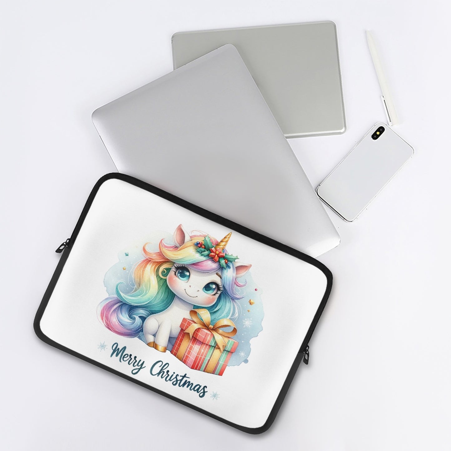 Laptop Sleeve - without handles - Christmas, Unicorn