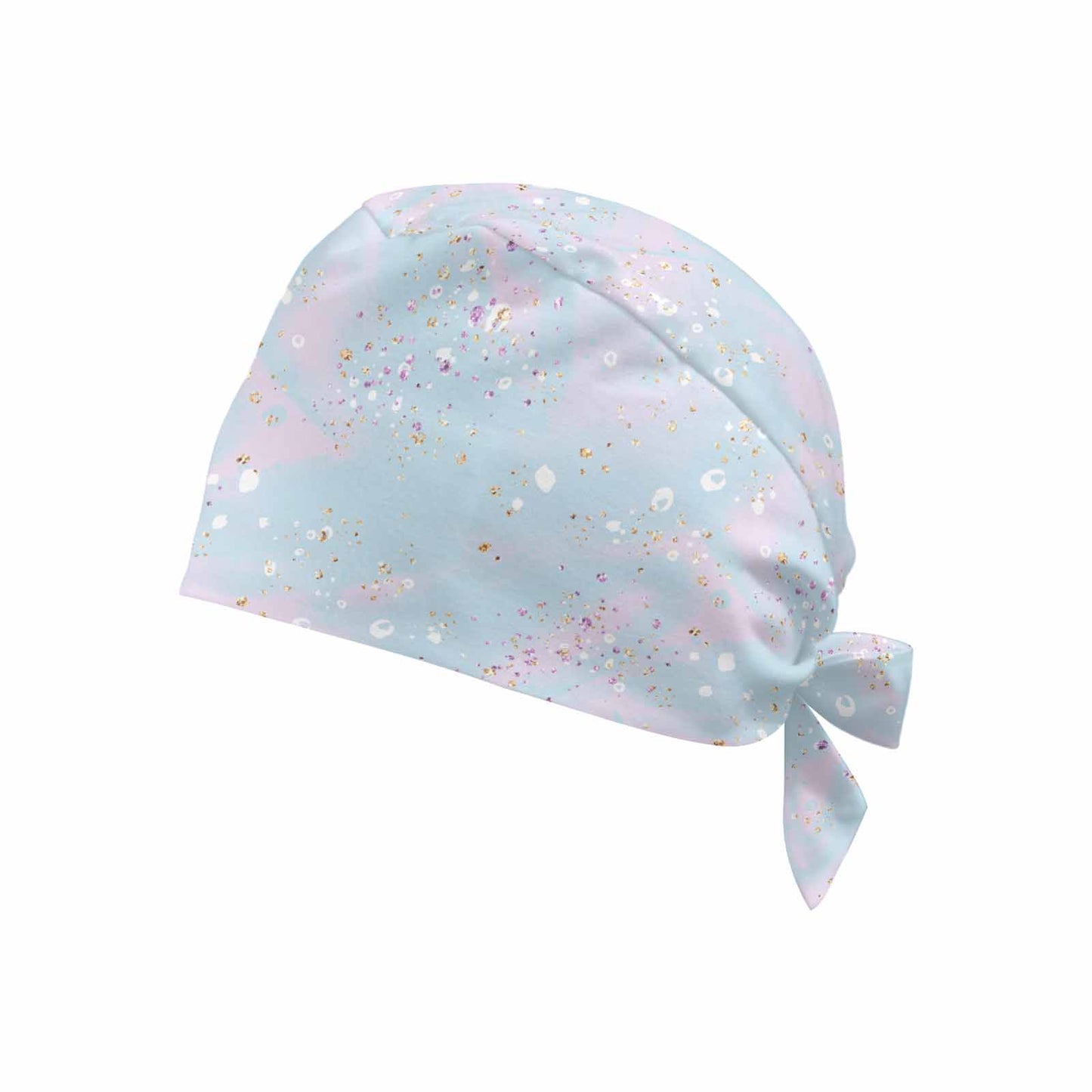 Nurse Scrub Cap Blue Splash  Scrub Cap