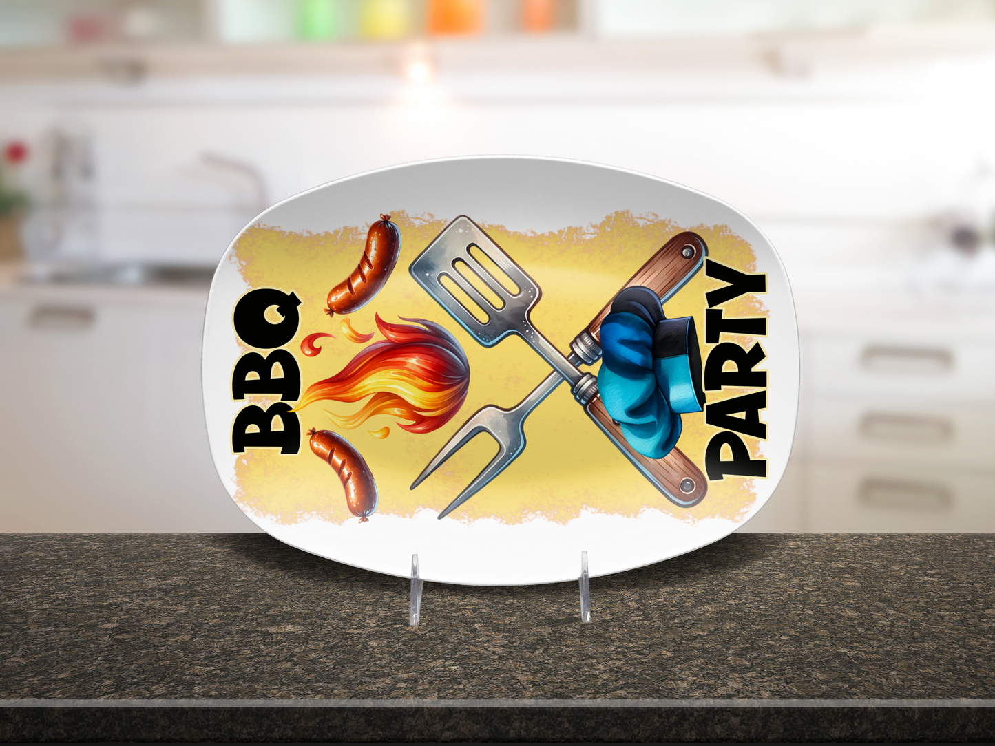 BBQ Party 10"x14" Platter