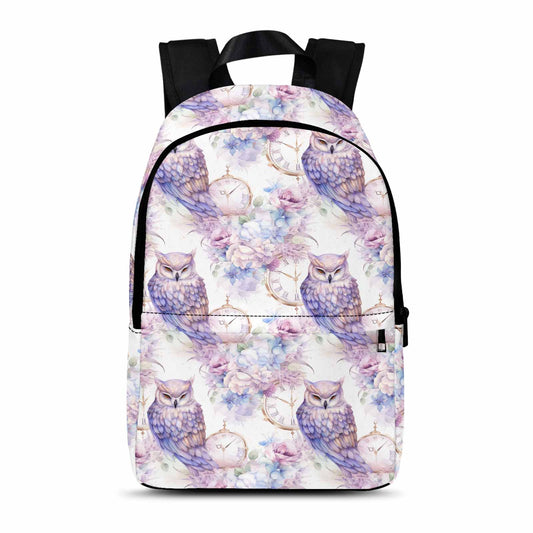 Pastel Owls Adult Casual Backpack