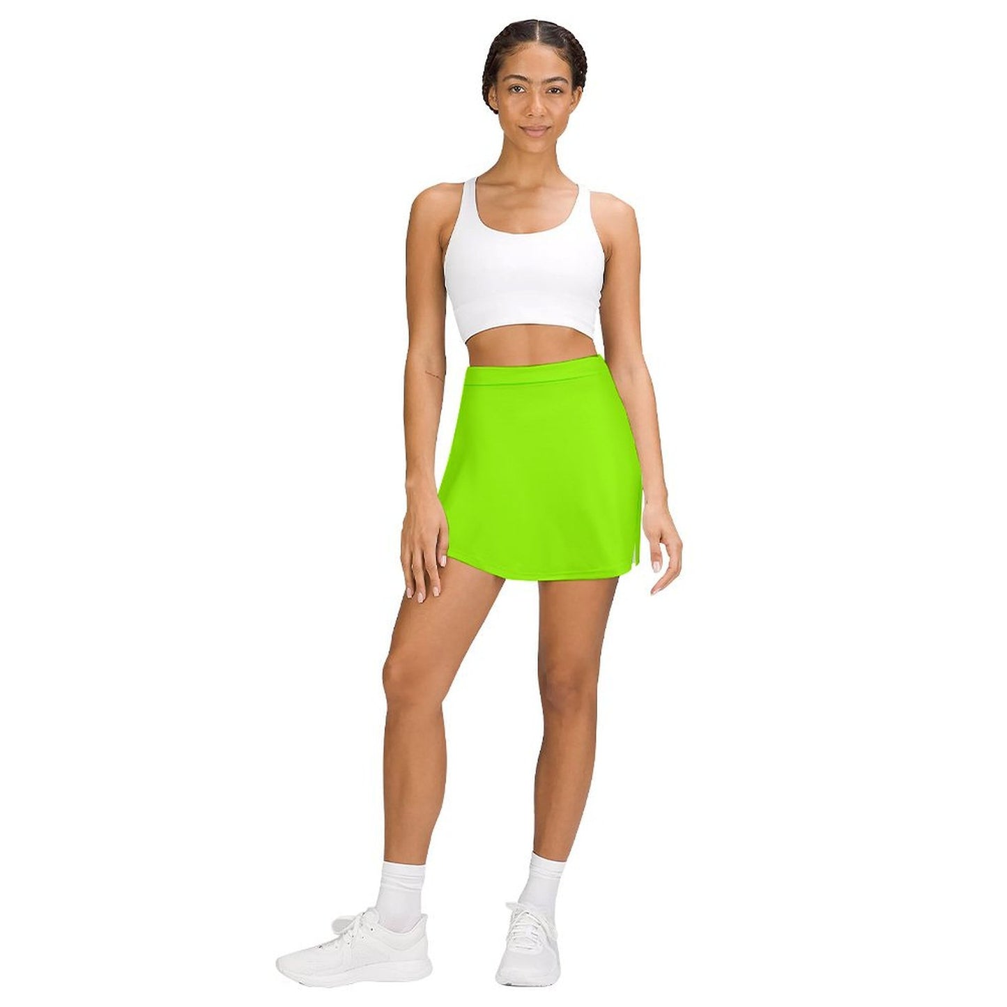 A-Line Skirt with Pocket Light proof trouser skirt Chartreuse