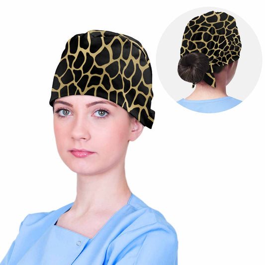 Nurse Scrub Cap Animal Print 1  Scrub Cap