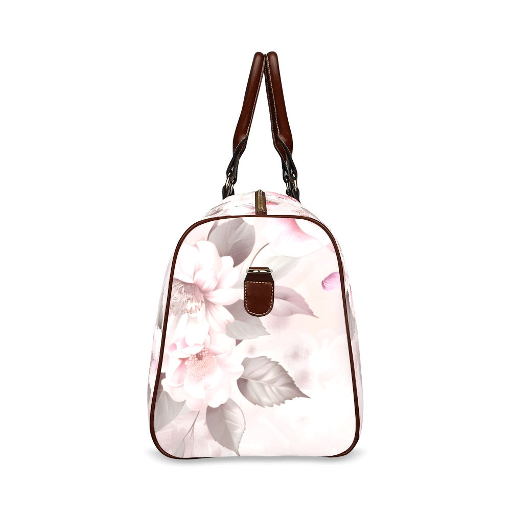 Roses in Bloom Waterproof Travel Bag/Small (Model 1639)