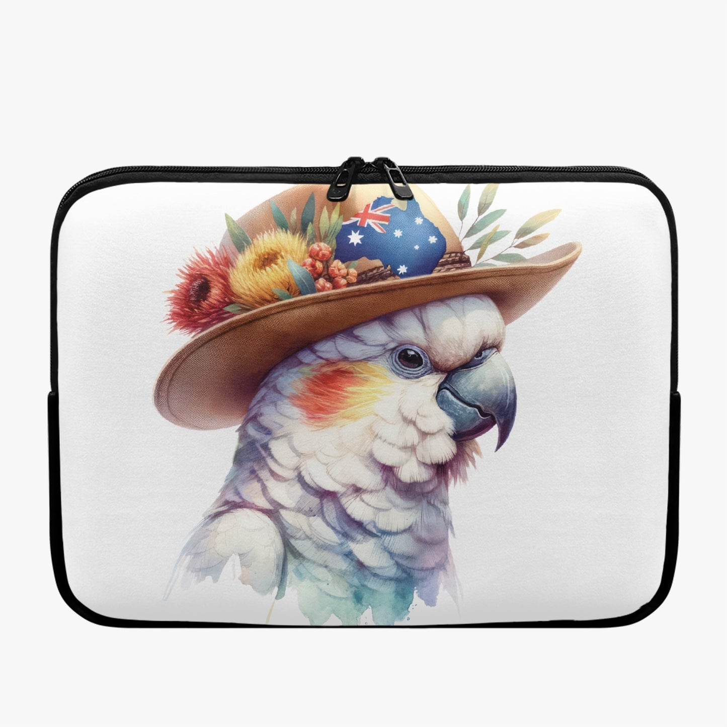 Laptop Sleeve - without handles - Australian Animals - Cockatoo