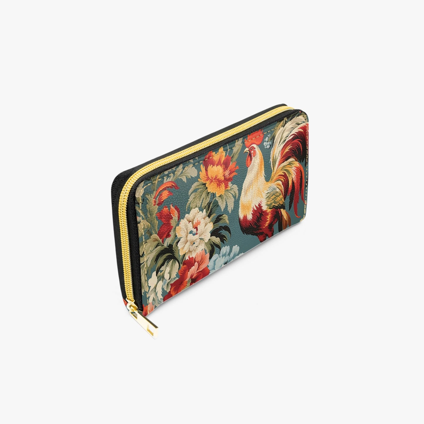 Long Type Zipper Purse - Chicken/Rooster