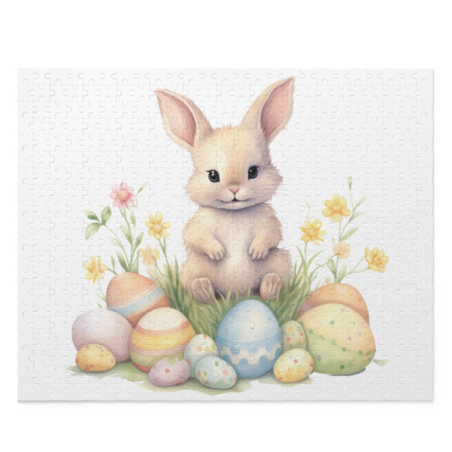 Personalised/Non-Personalised Puzzle, Easter Bunny (120, 252, 500-Piece)