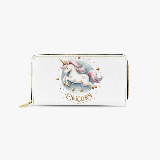 Long Type Zipper Purse - Unicorn