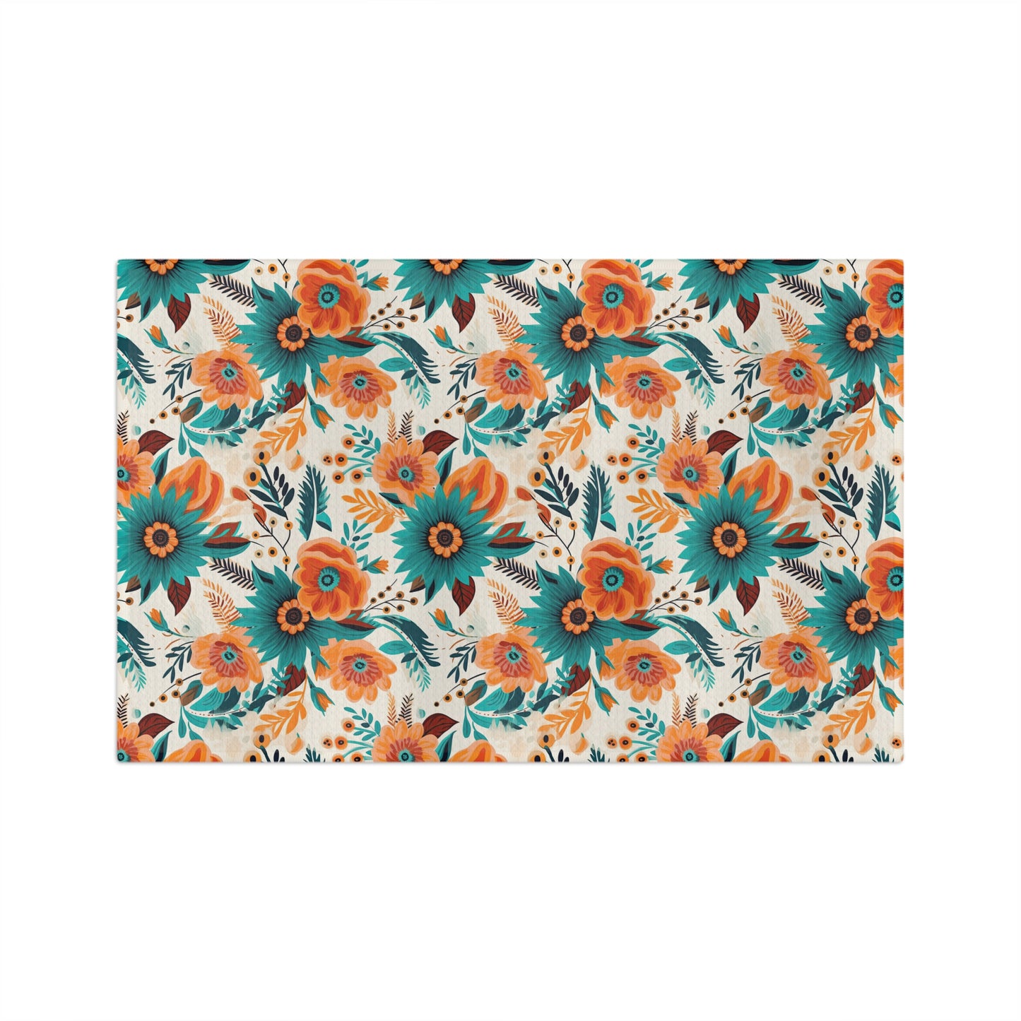 Microfiber Tea Towel Boho Floral