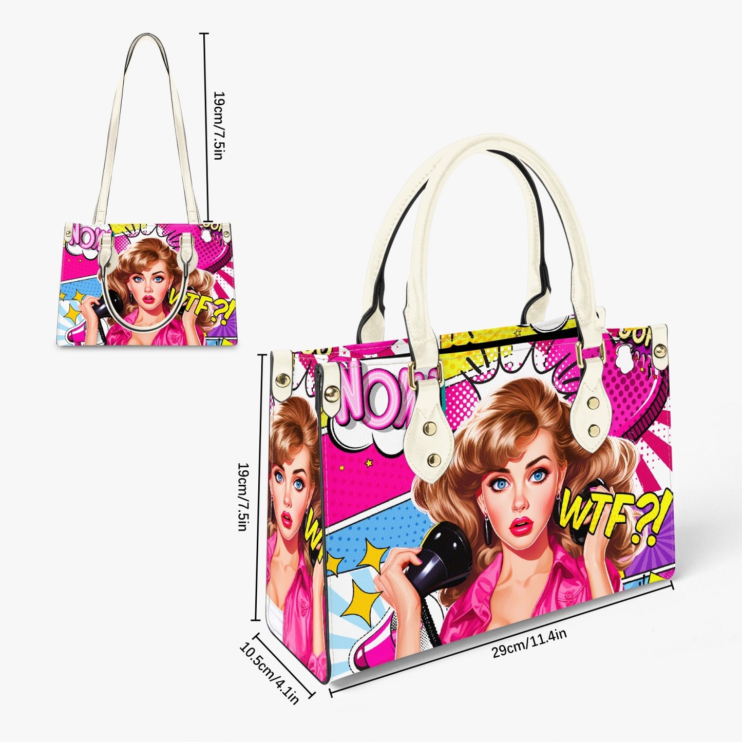 Women's Tote Bag - Long Strap - Pop Art