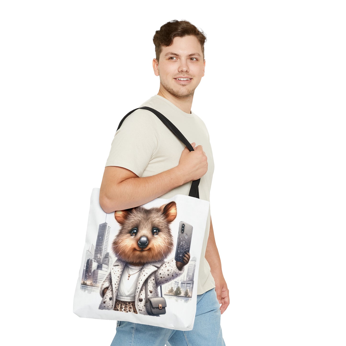 Tote Bag, Australian Animals, Quokka, Personalised/Non-Personalised Tote bag