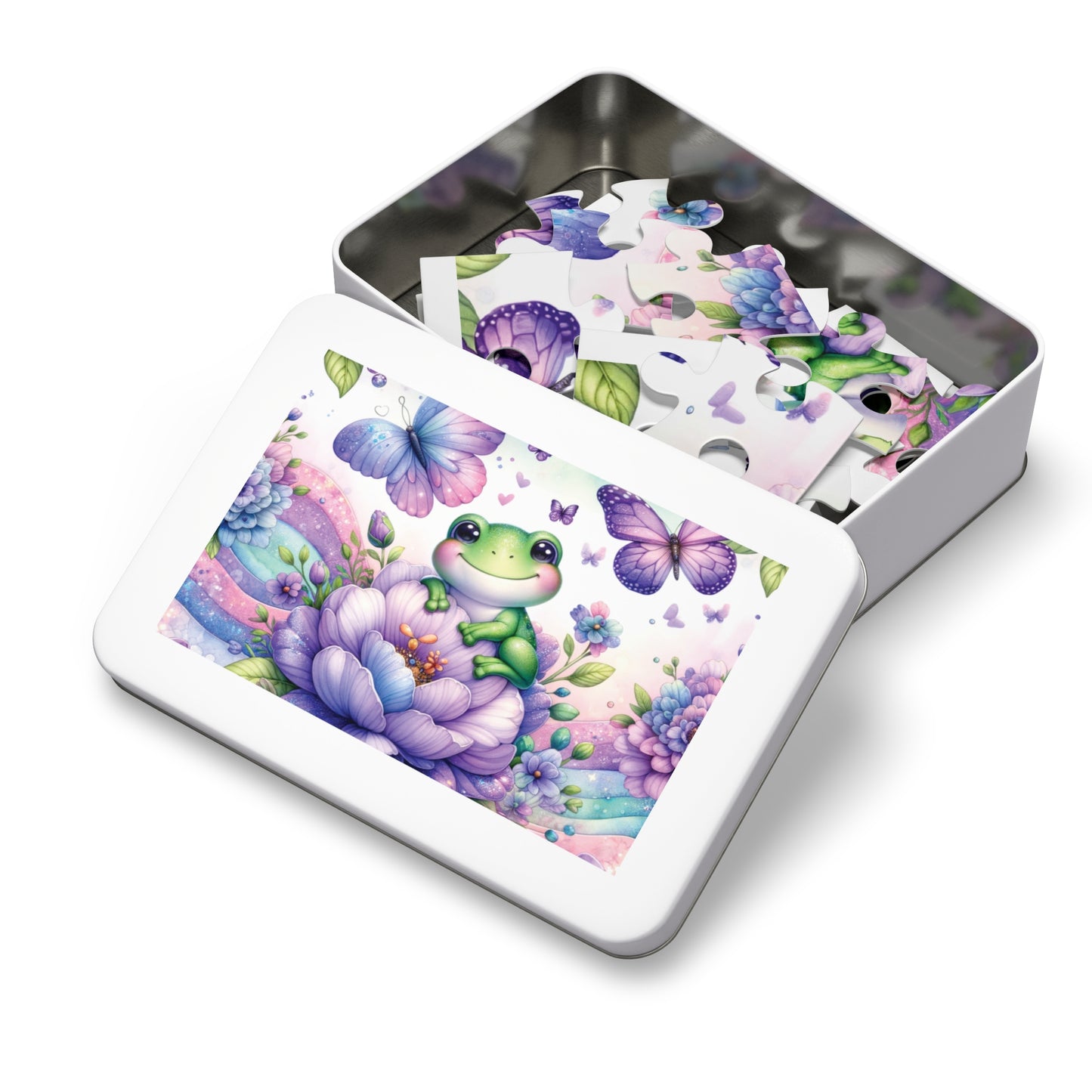 Puzzle, Frog, Personalised/Non-Personalised (30, 110, 252, 500,1000-Piece) awd-624