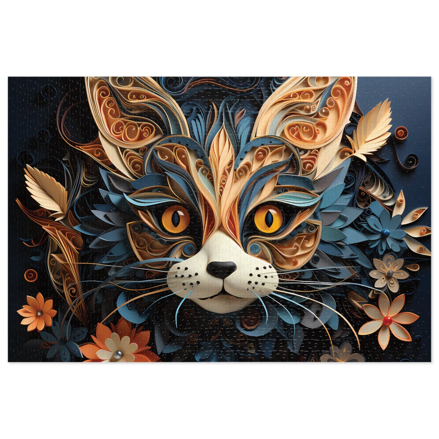 Jigsaw Puzzle, Cat, Personalised/Non-Personalised (30, 110, 252, 500,1000-Piece)