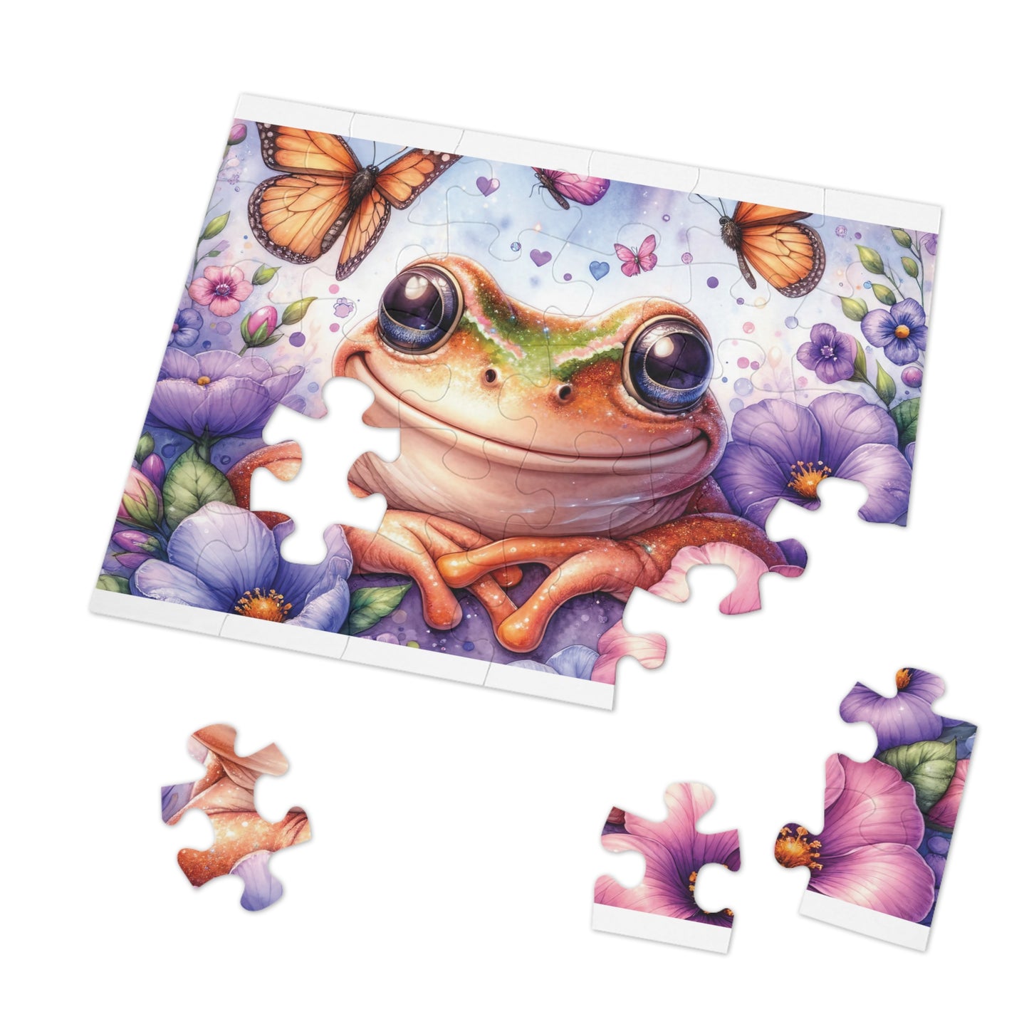 Jigsaw Puzzle, Frog, Personalised/Non-Personalised (30, 110, 252, 500,1000-Piece)