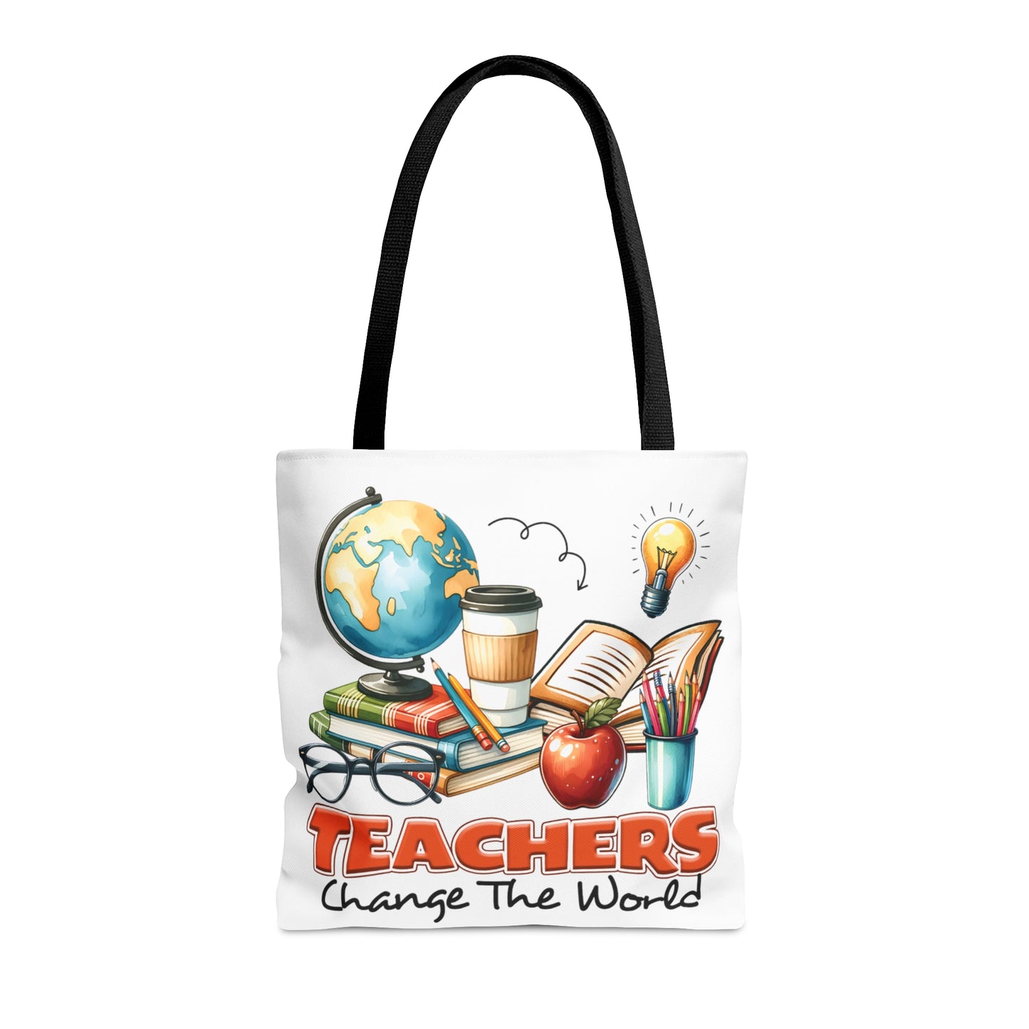 Tote Bag, Teacher, Teachers change the world Personalised/Non-Personalised Tote bag