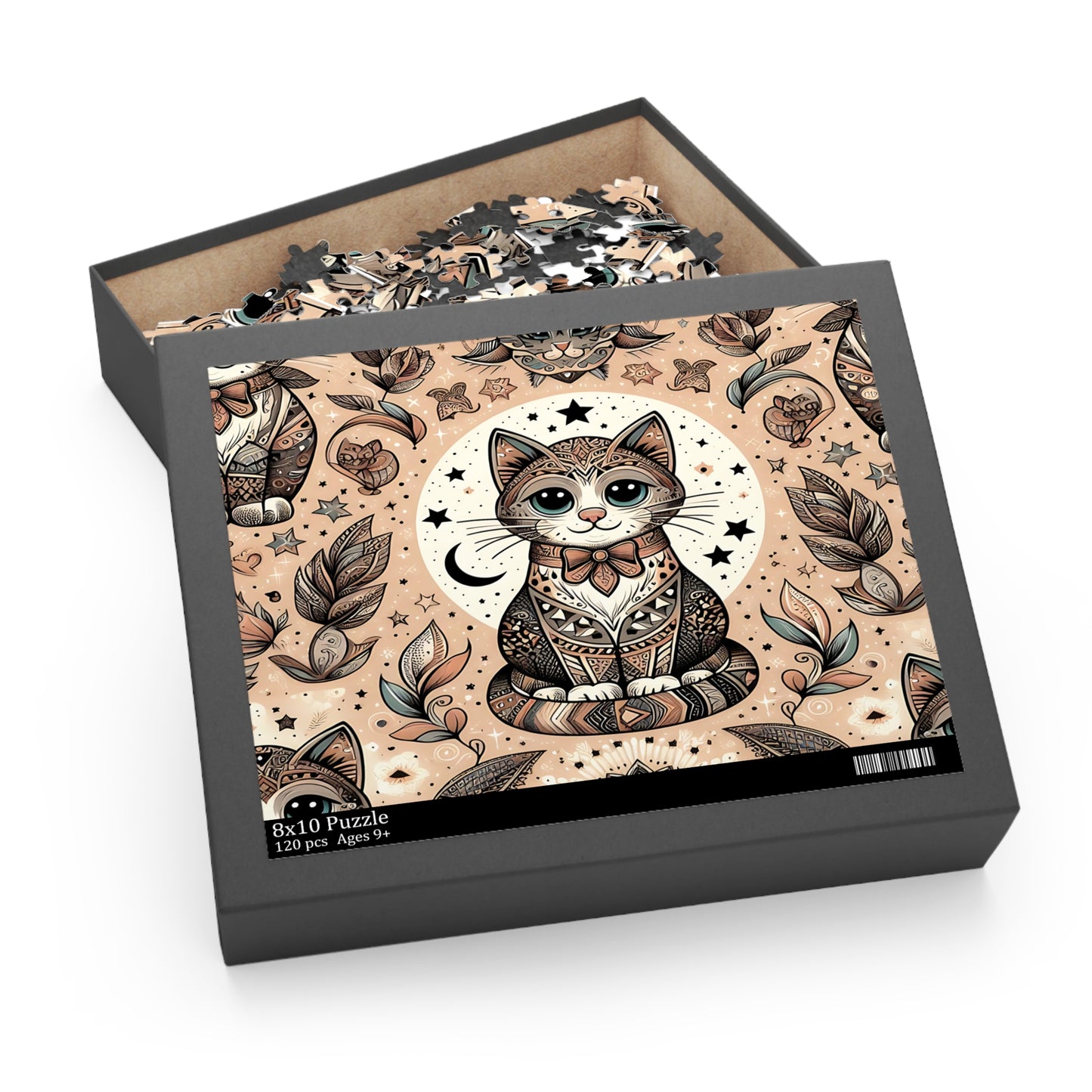 Personalised/Non-Personalised Puzzle, Cats (120, 252, 500-Piece)