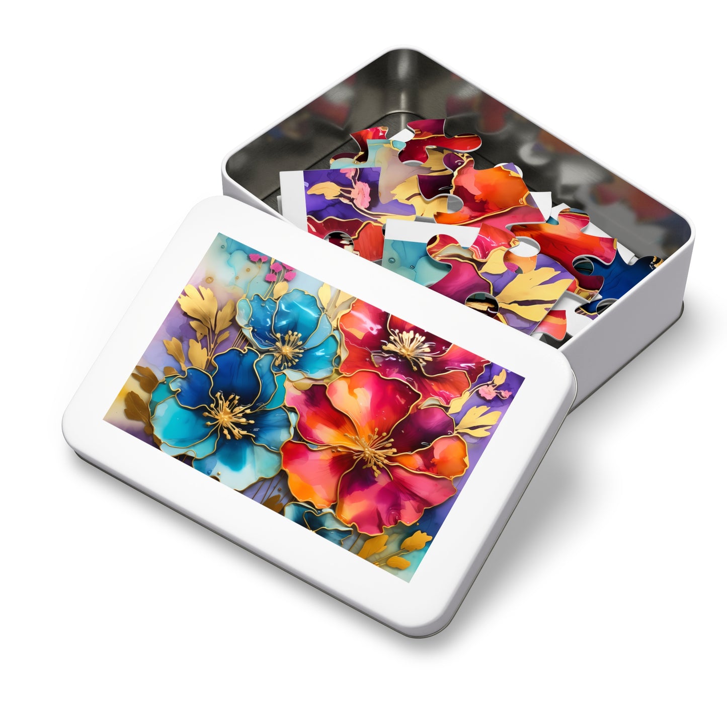 Jigsaw Puzzle, Floral, Personalised/Non-Personalised (30, 110, 252, 500,1000-Piece)