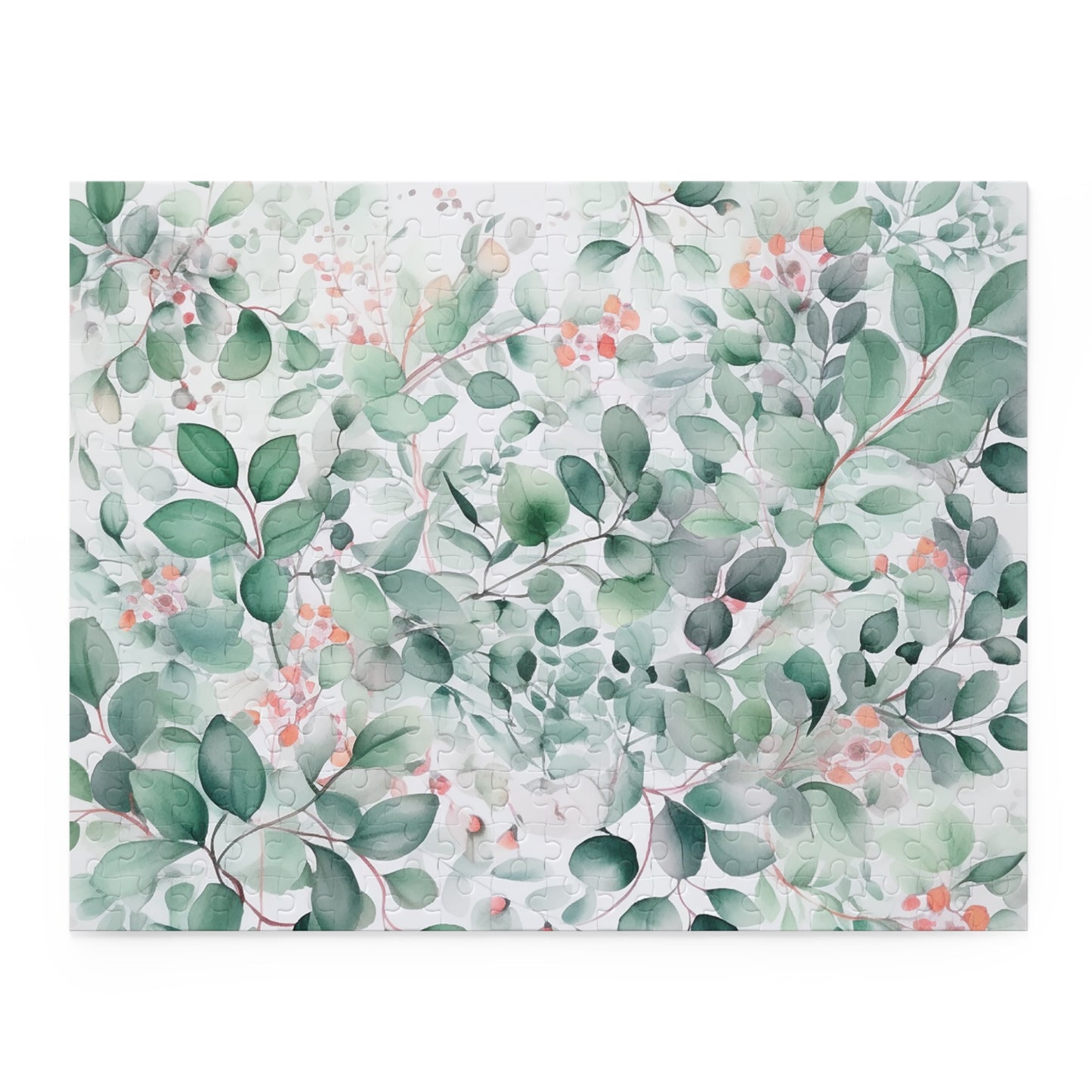 Personalised/Non-Personalised Puzzle, Eucalyptus Leaves (120, 252, 500-Piece)