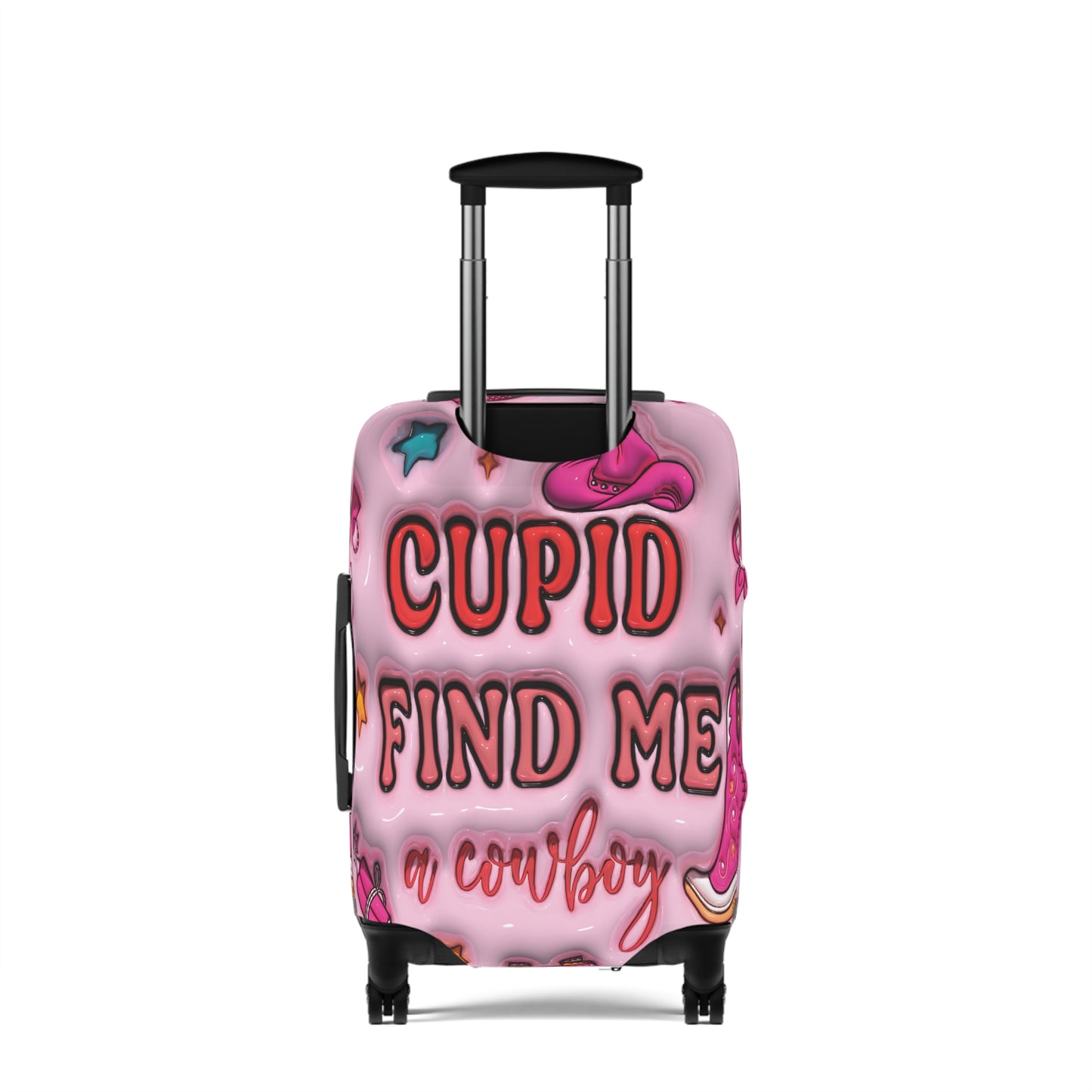 Luggage Cover, Cupid find me a cowboy, awd-529