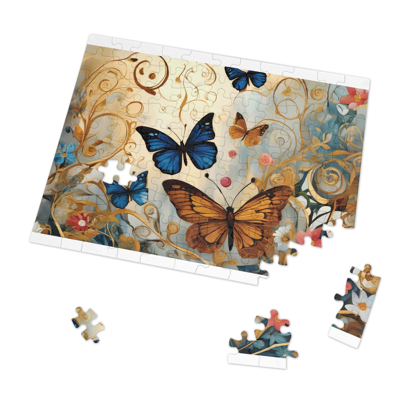 Jigsaw Puzzle, Butterfly, Personalised/Non-Personalised (30, 110, 252, 500,1000-Piece)