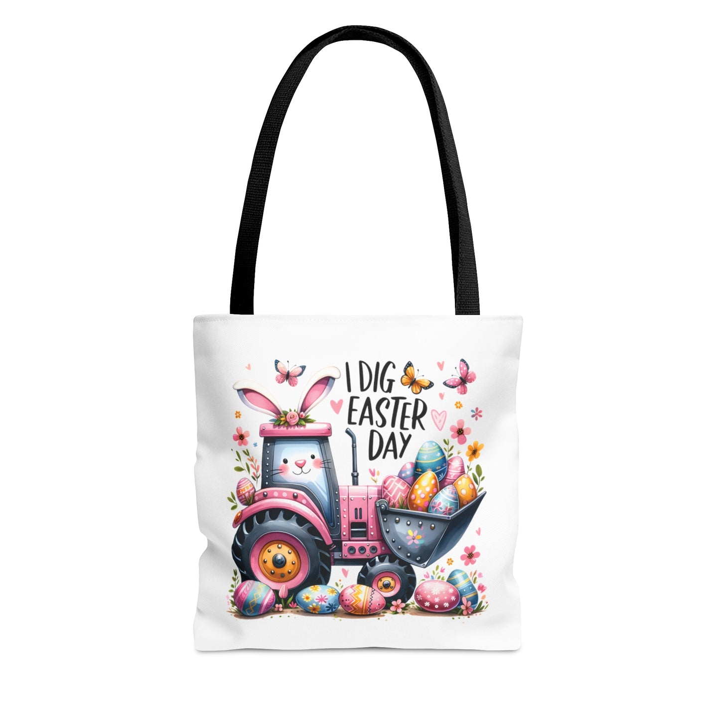 Tote Bag, Easter, Tractor, I dig Easter day Personalised/Non-Personalised Tote bag