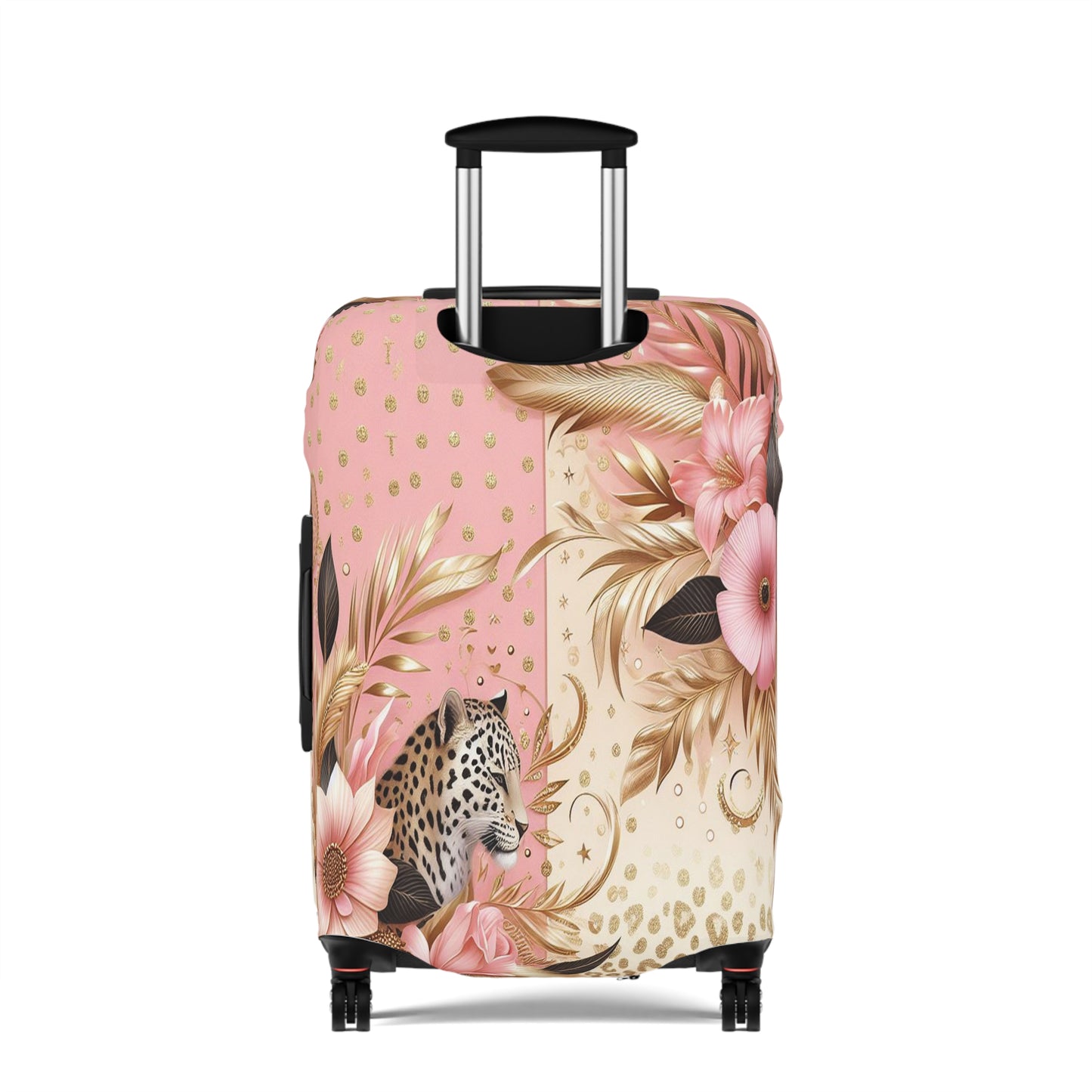 Luggage Cover, Floral Leopard, awd-3079