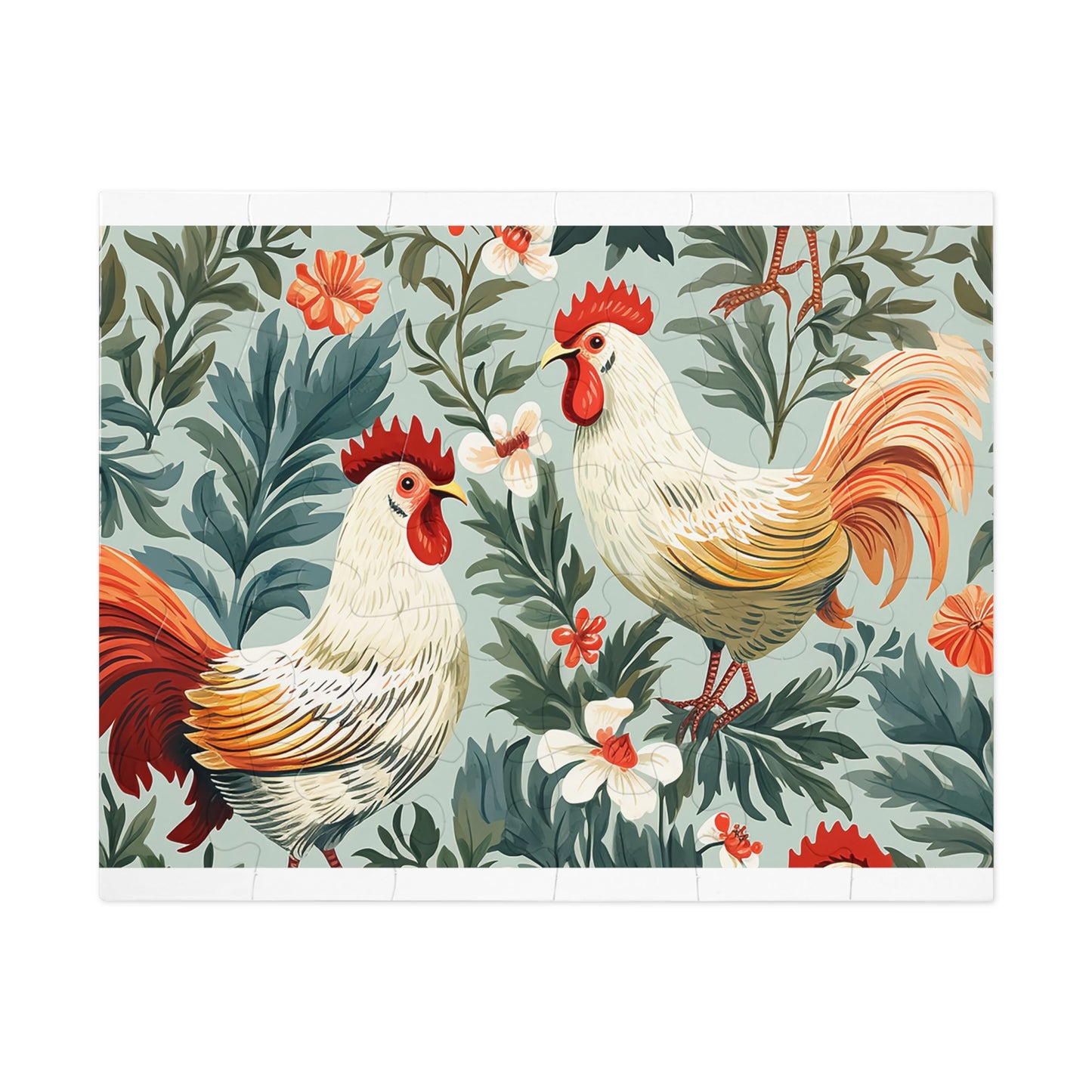 Jigsaw Puzzle, Chicken/Rooster, Personalised/Non-Personalised (30, 110, 252, 500,1000-Piece)