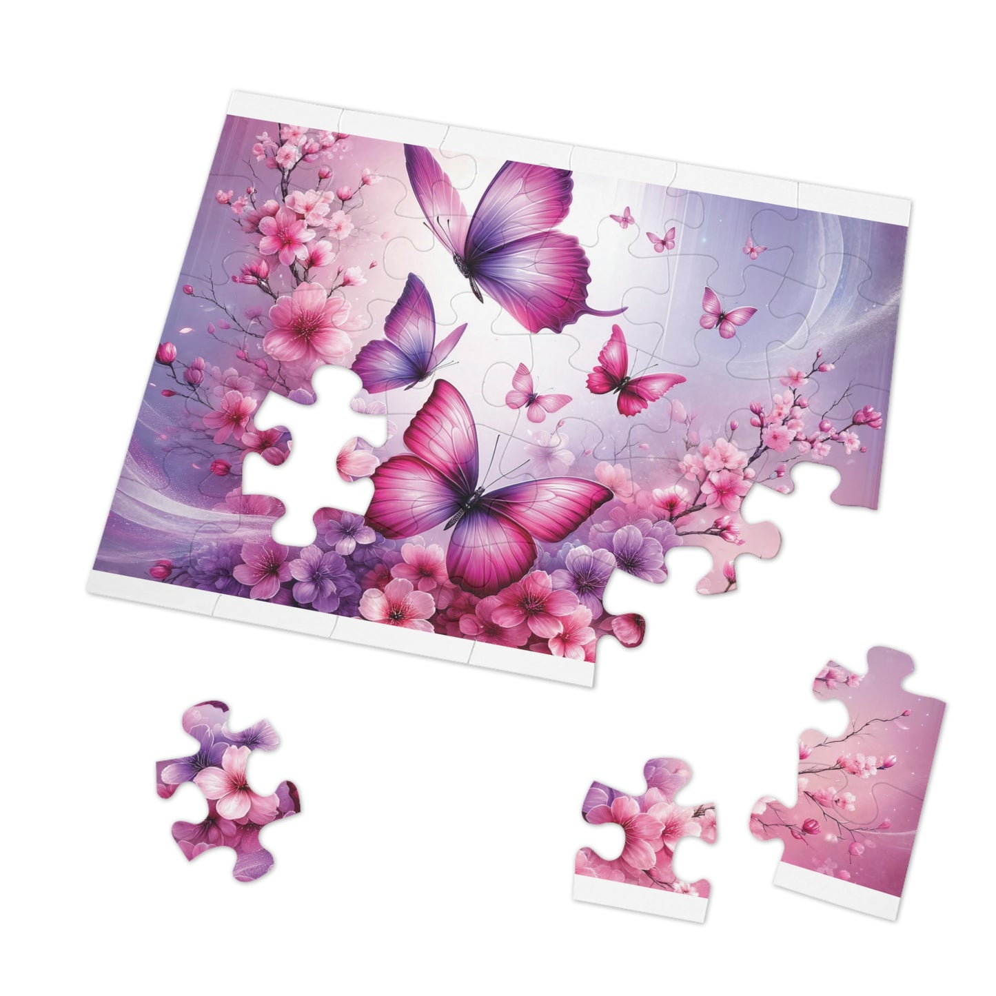 Jigsaw Puzzle, Butterfly, Personalised/Non-Personalised (30, 110, 252, 500,1000-Piece)