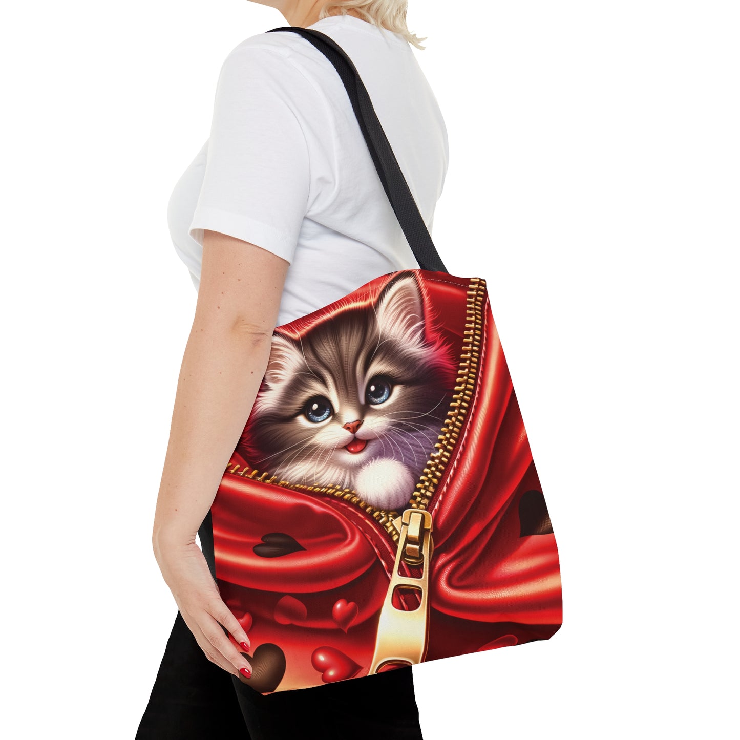 Tote Bag, Cat, Personalised/Non-Personalised Tote bag