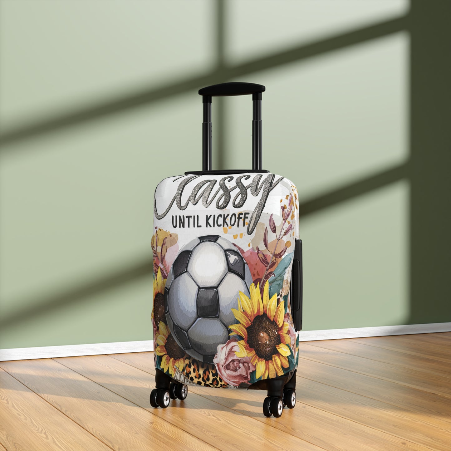 Luggage Cover, Soccer, Classy until Kickoff, awd-1731