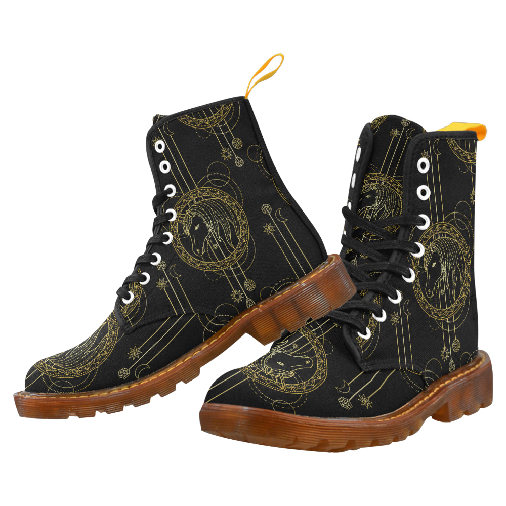 Martin Boots For Women believe in unicorn dreamcatcher