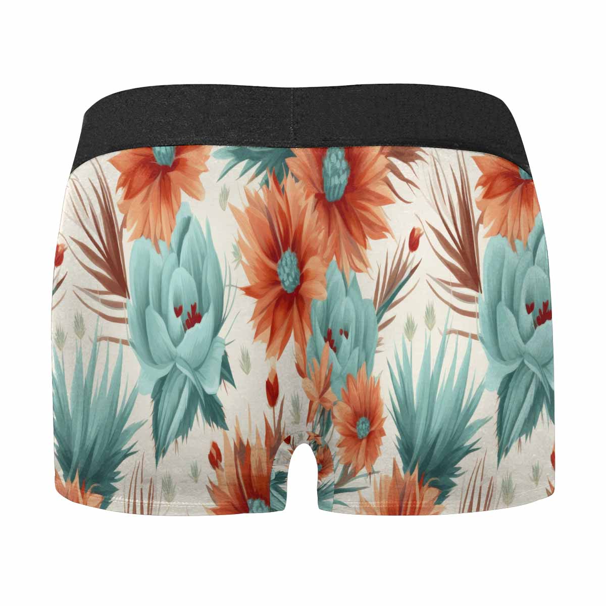 Boho Floral AUS Men's All Over Print Boxer Briefs (Made In AUS)