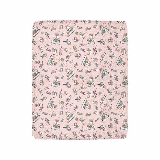 Pink Christmas  Ultra-Soft Micro Fleece Blanket 40*50