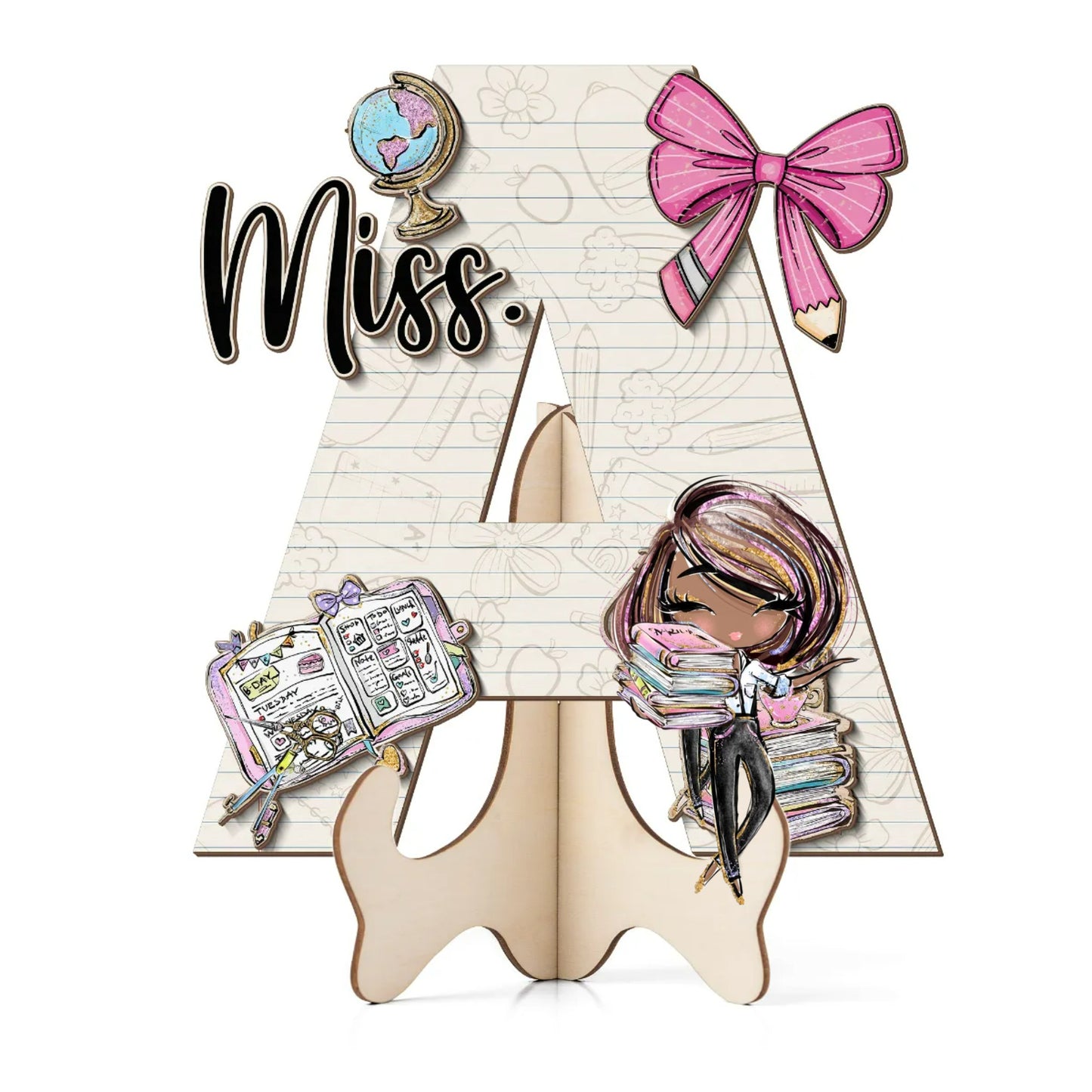 Teacher Letter Sign Letter Miss A