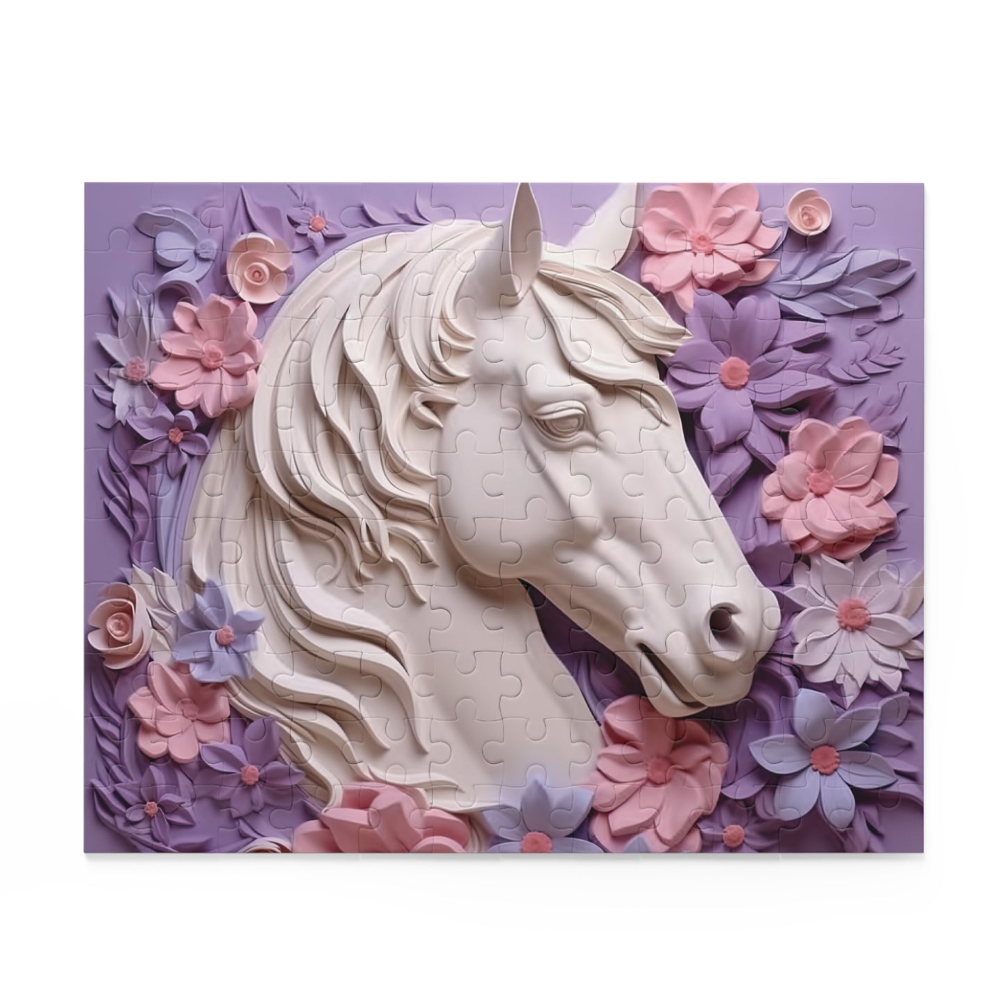 Personalised/Non-Personalised Puzzle, Horse (120, 252, 500-Piece)