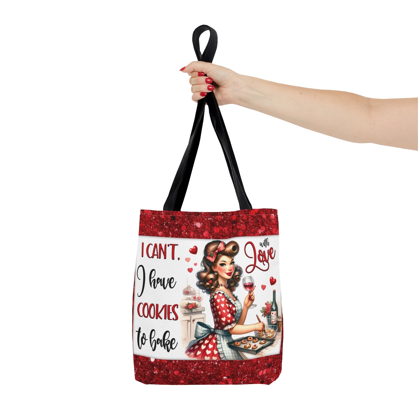 Tote Bag, Retro, I can't I have Cookies to Bake