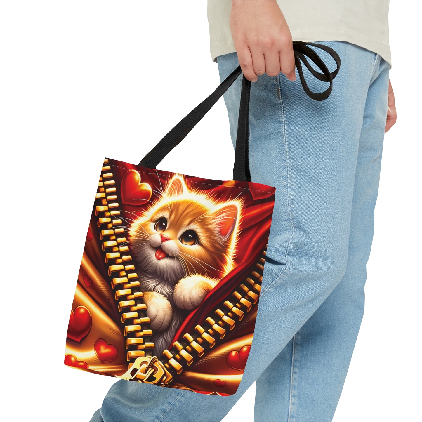 Tote Bag, Cat, Personalised/Non-Personalised Tote bag