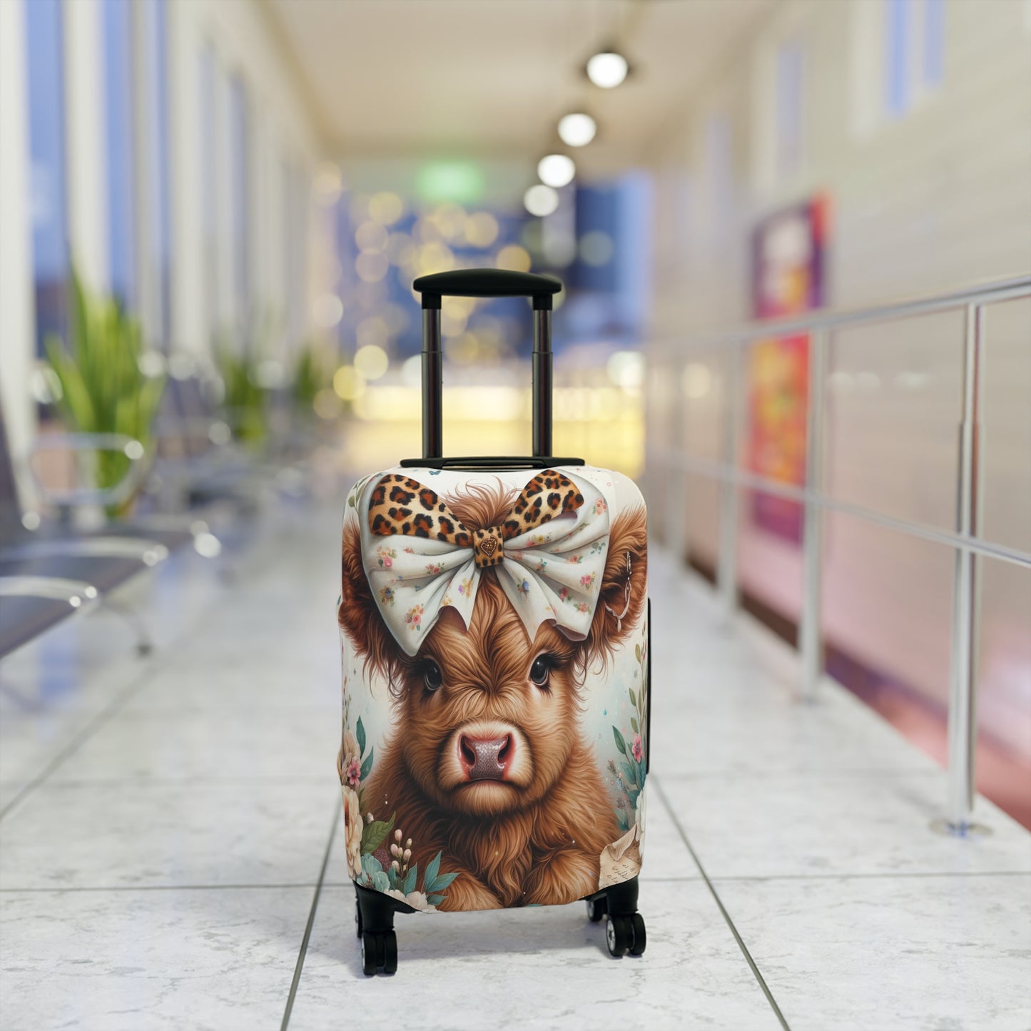 Luggage Cover, Highland Cow, awd-5002