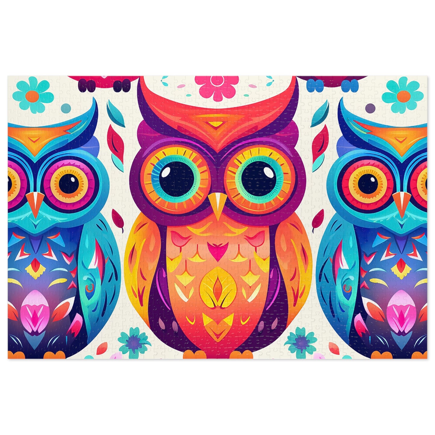 Jigsaw Puzzle, Owl, Personalised/Non-Personalised (30, 110, 252, 500,1000-Piece)