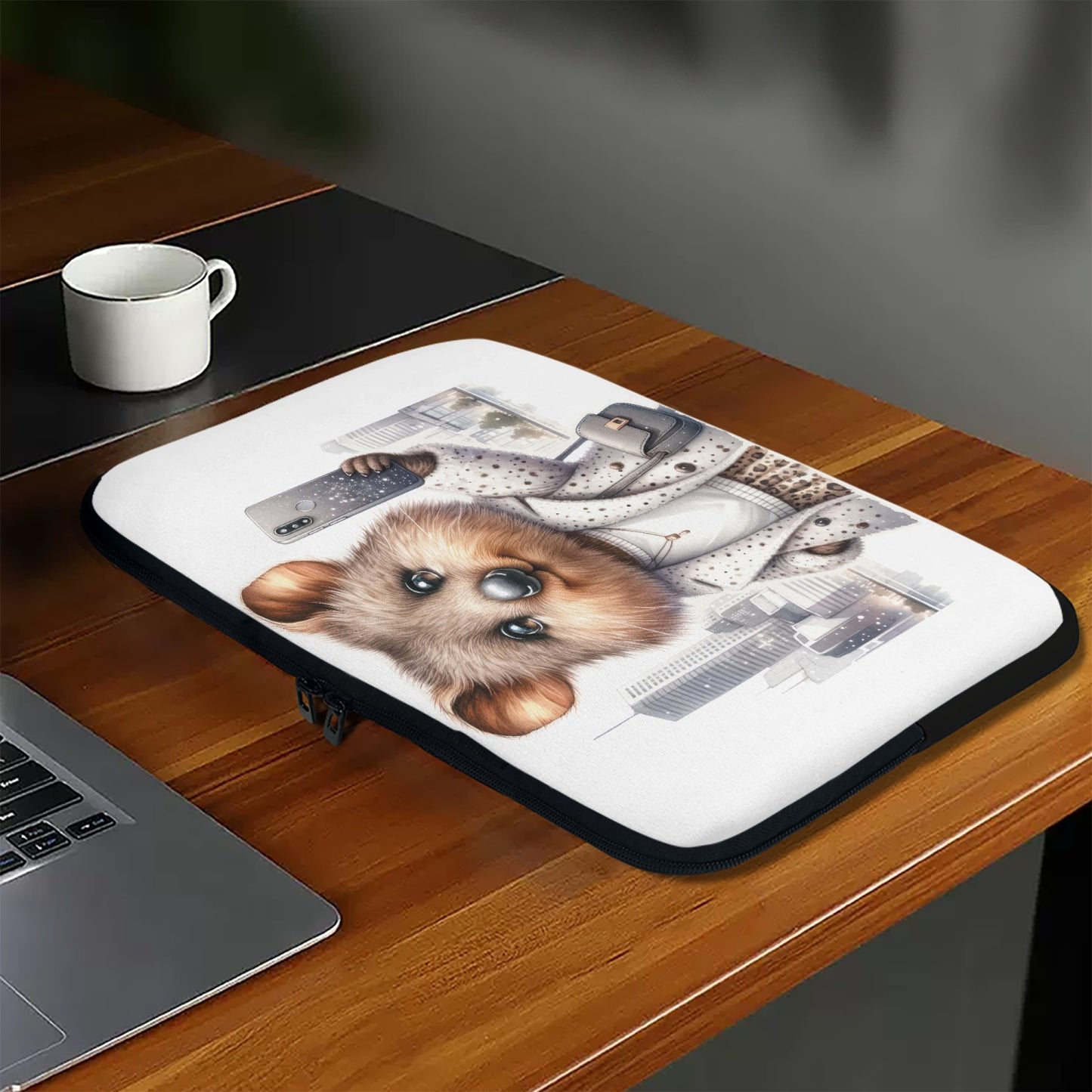 Laptop Sleeve - without handles - Australian Animals - Quokka