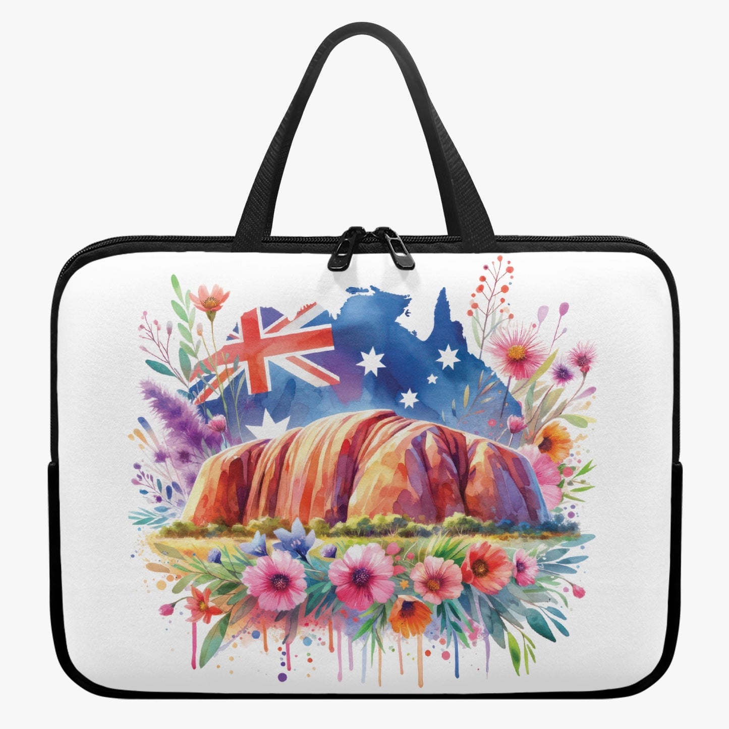 Laptop Sleeve with Handles - Uluru - Ayers Rock - Australia