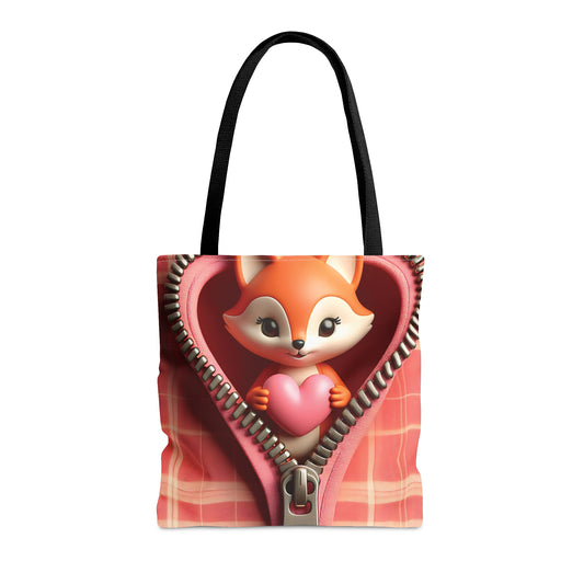 Tote Bag, Fox, Personalised/Non-Personalised Tote bag