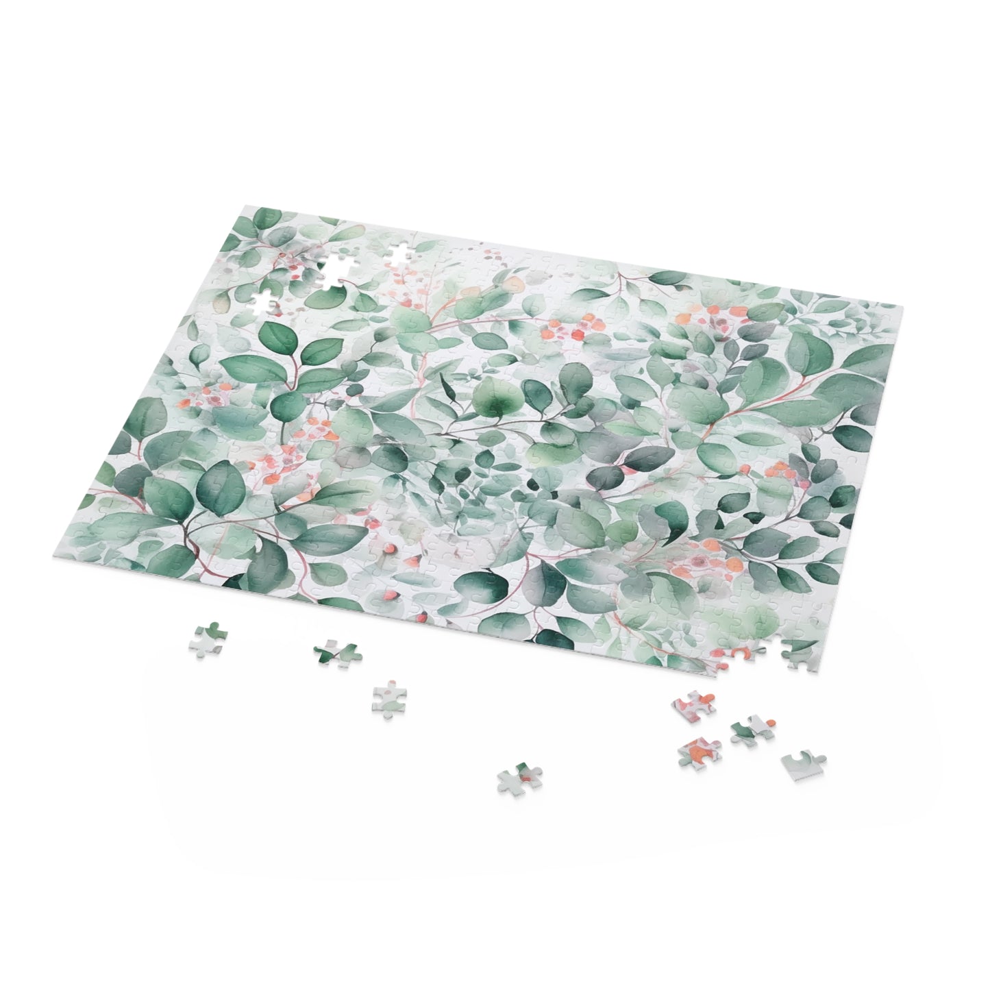 Personalised/Non-Personalised Puzzle, Eucalyptus Leaves (120, 252, 500-Piece)