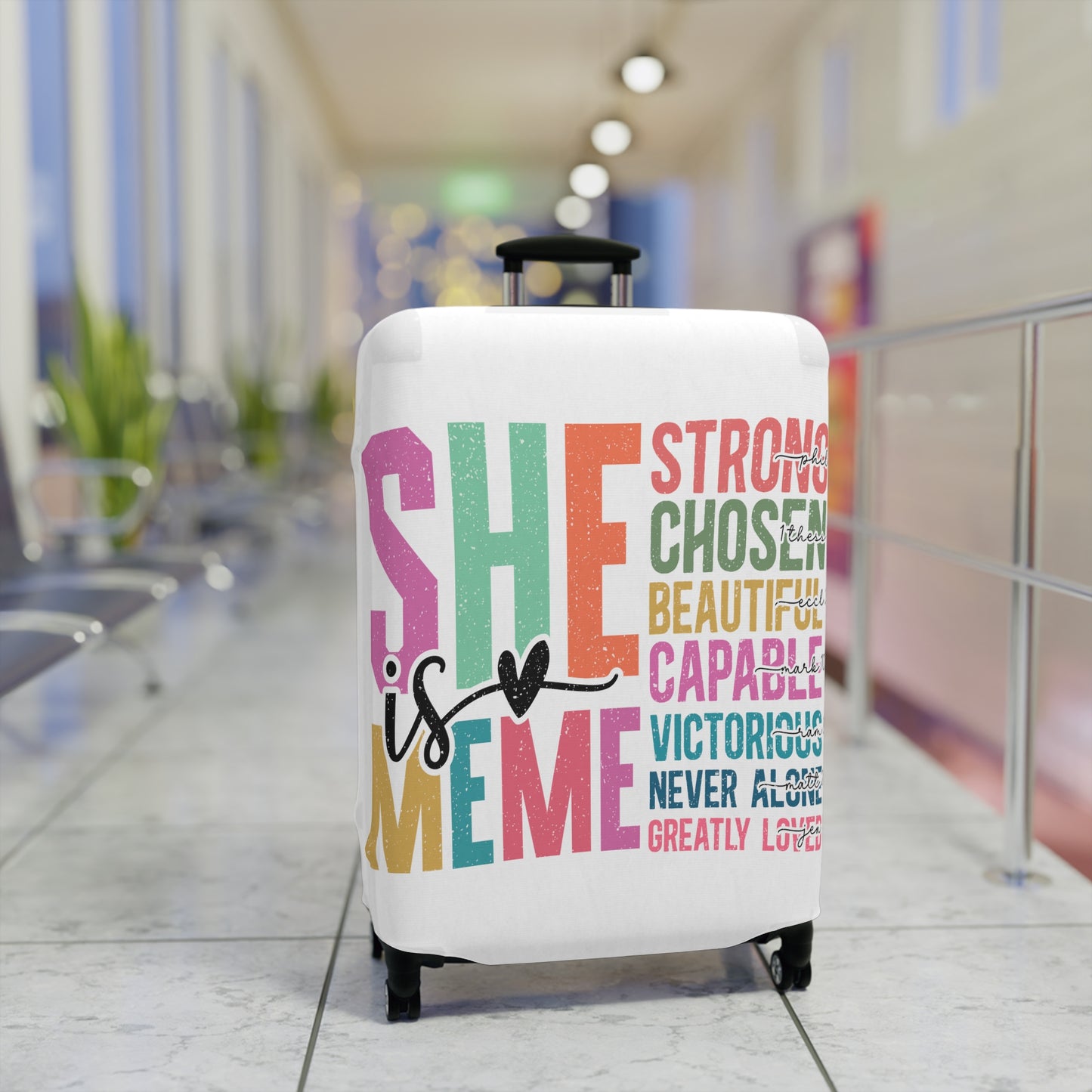 Luggage Cover, She is MeMe, awd-5021