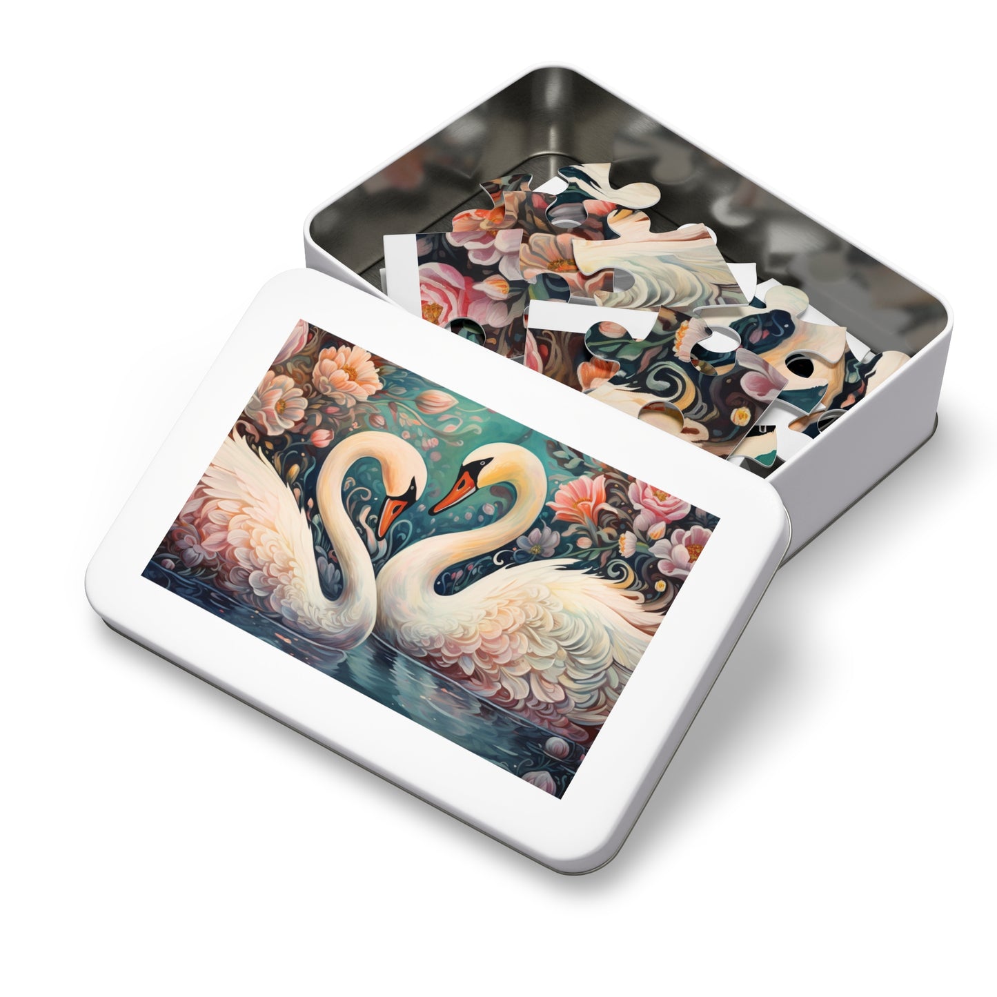 Jigsaw Puzzle, Swan, Personalised/Non-Personalised (30, 110, 252, 500,1000-Piece)