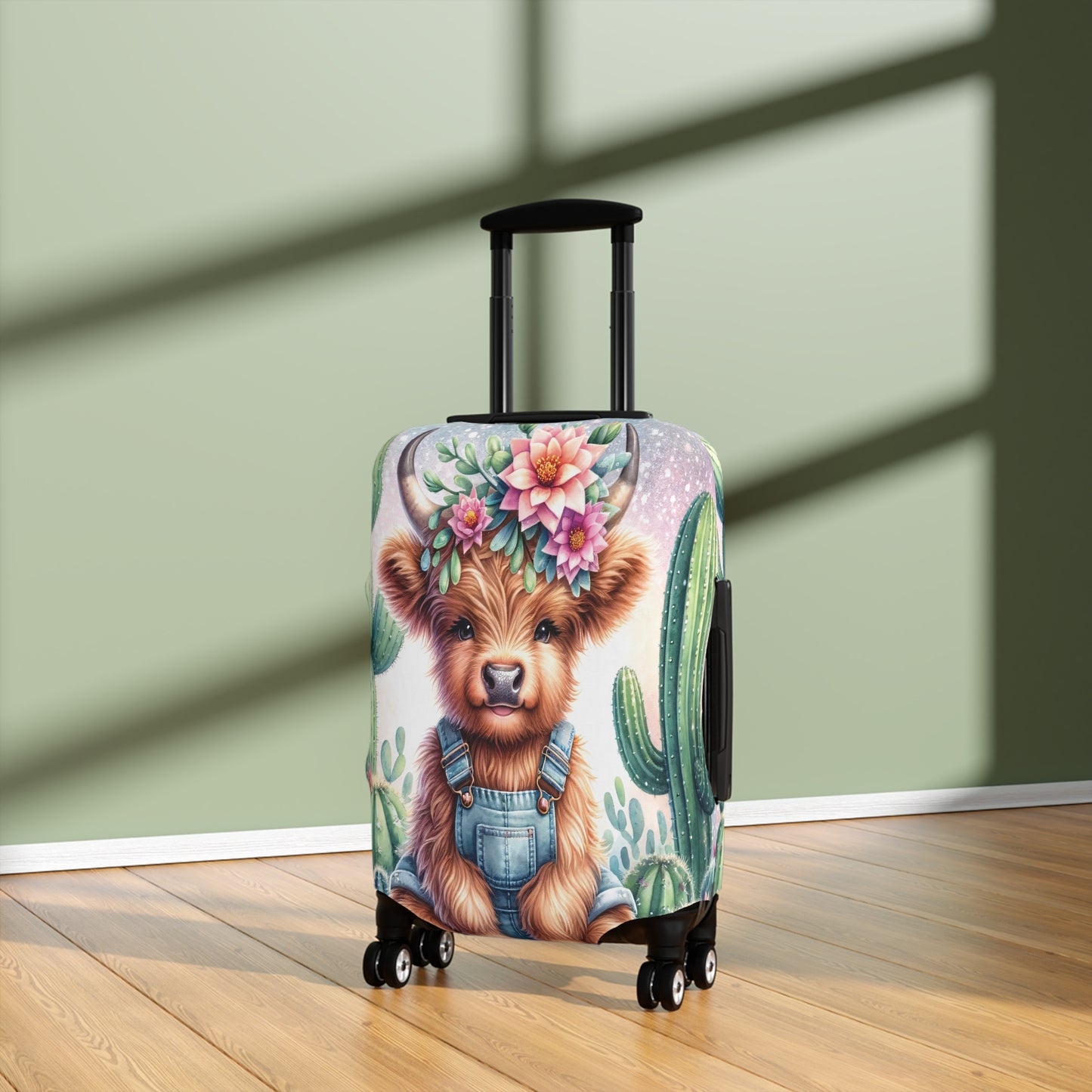 Luggage Cover, Highland Cow, awd-1160