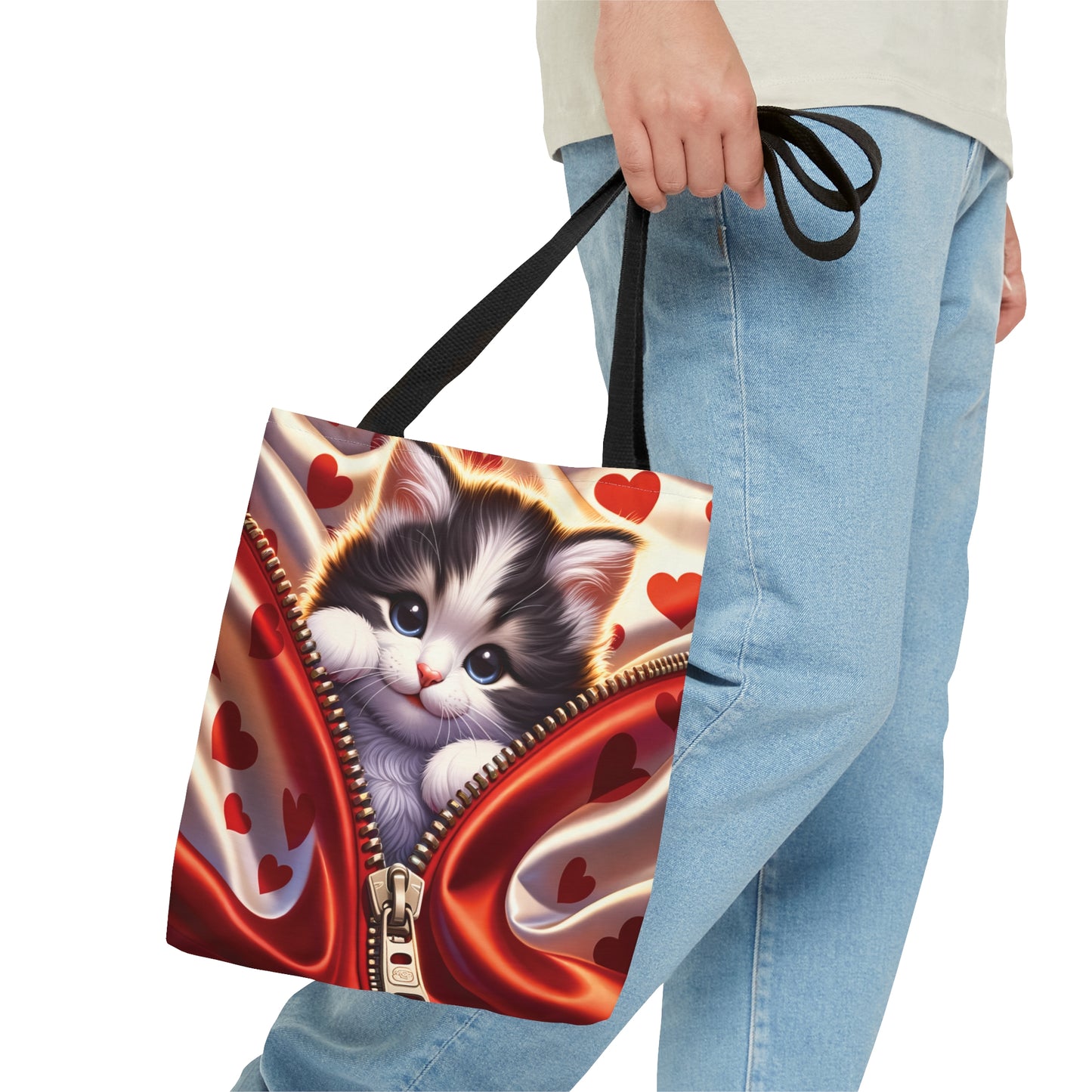 Tote Bag, Cat, Personalised/Non-Personalised Tote bag