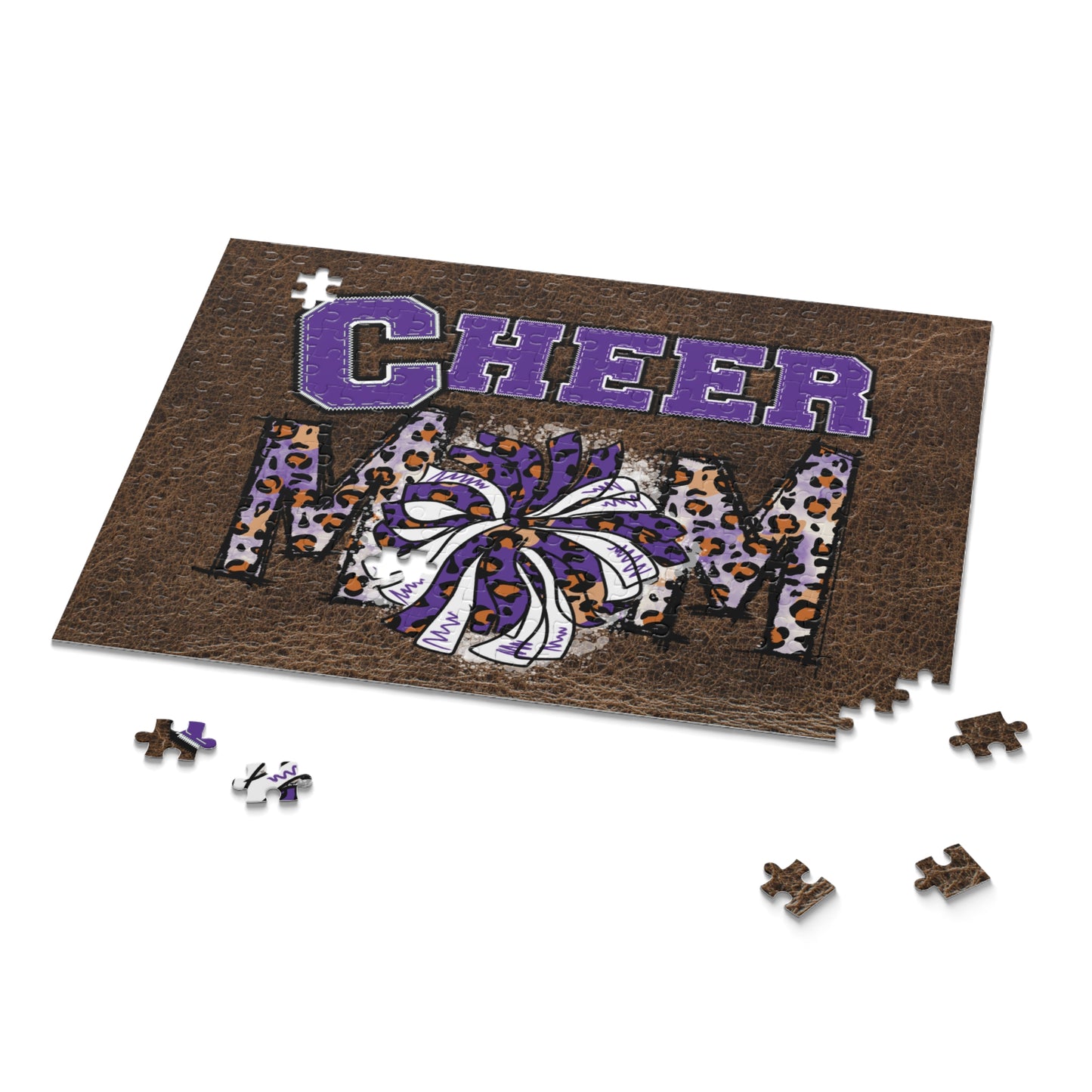 Personalised/Non-Personalised Puzzle, Cheer Mom (120, 252, 500-Piece)