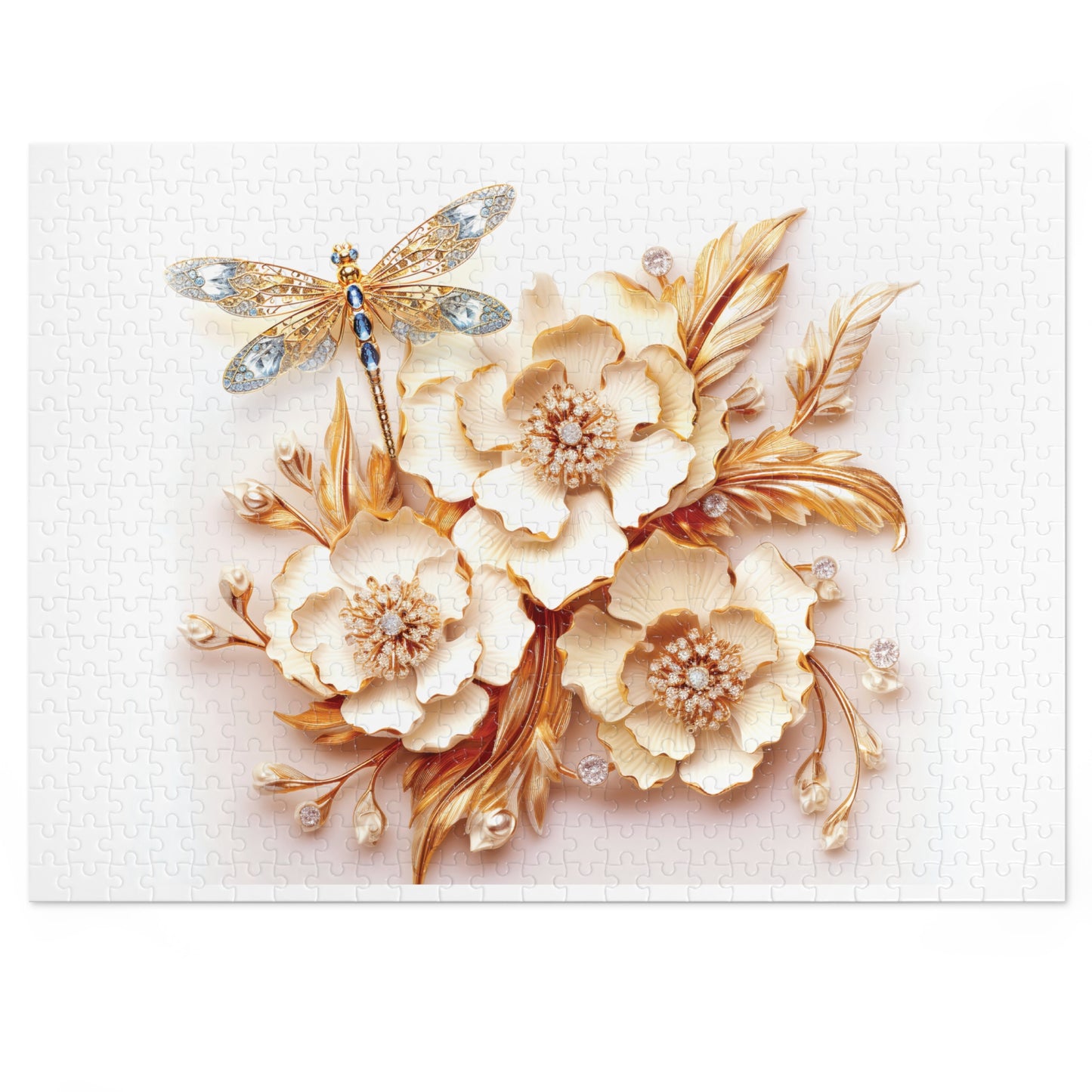 Jigsaw Puzzle, Floral, Personalised/Non-Personalised (30, 110, 252, 500,1000-Piece)