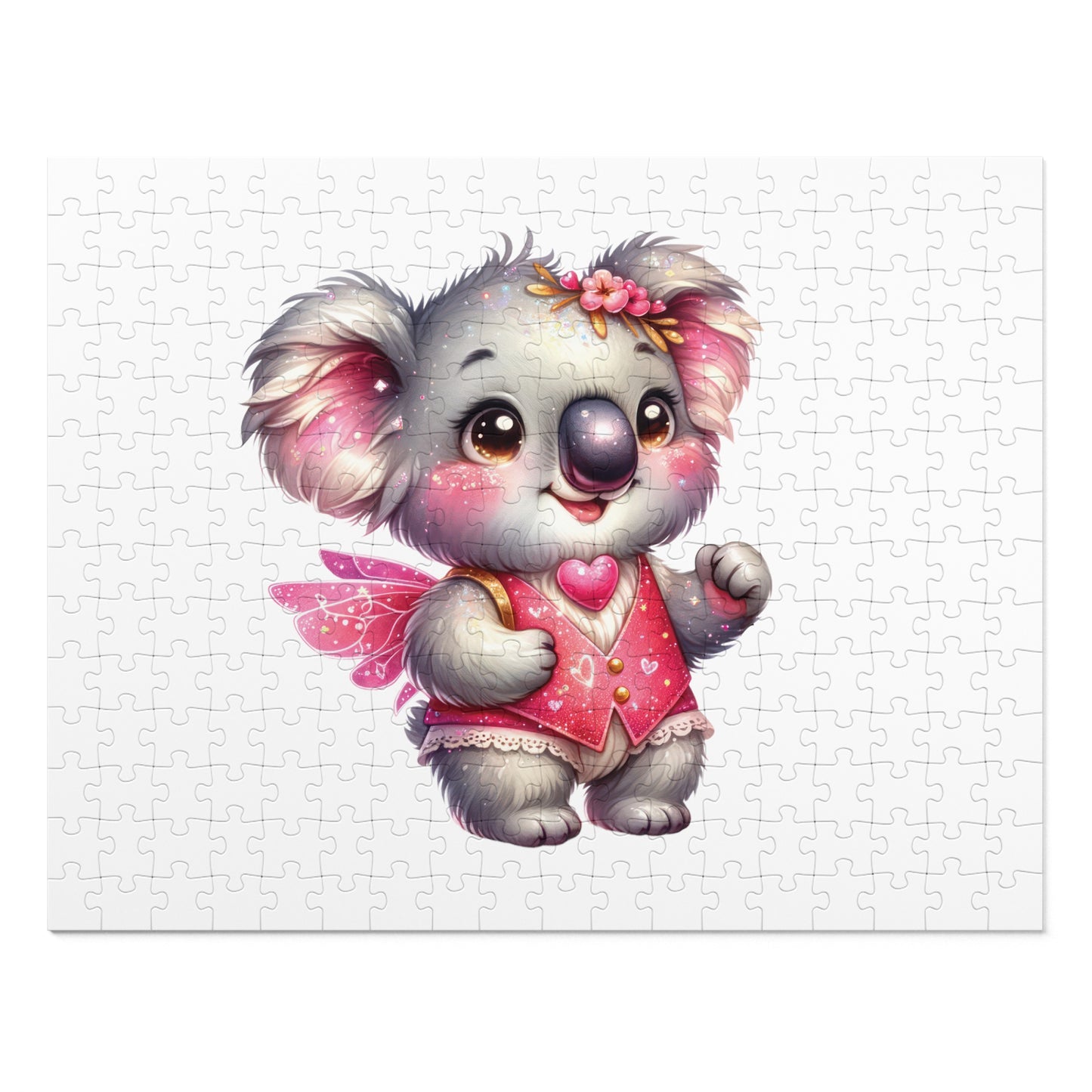 Jigsaw Puzzle in Tin, Australian Animals, Koala, Fairy, Personalised/Non-Personalised, awd-1326 (30, 110, 252, 500,1000-Piece)